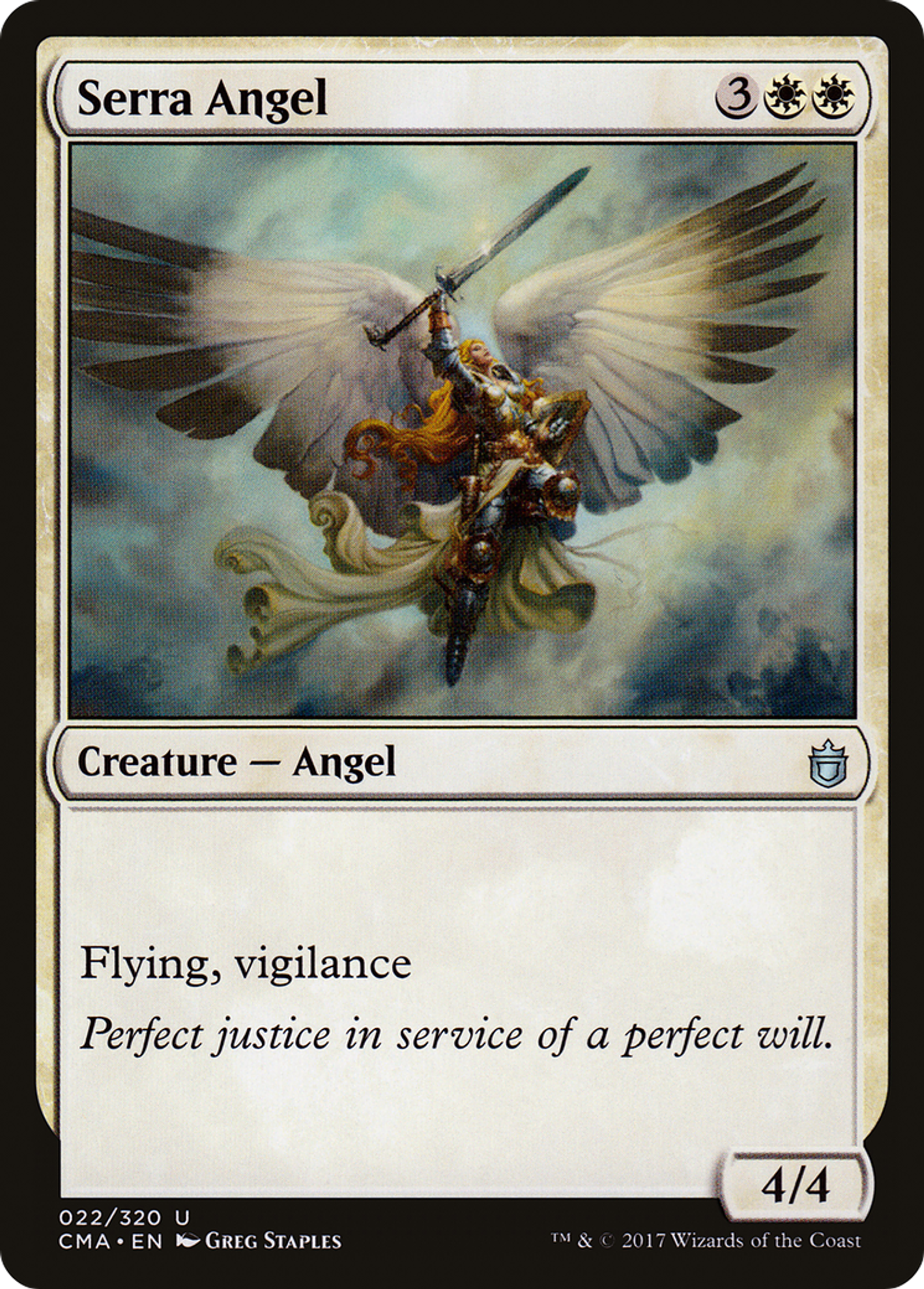 Serra Angel — Commander Anthology — Magic: The Gathering