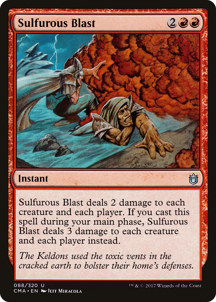 Sulfurous Blast — Commander Anthology — Magic: The Gathering