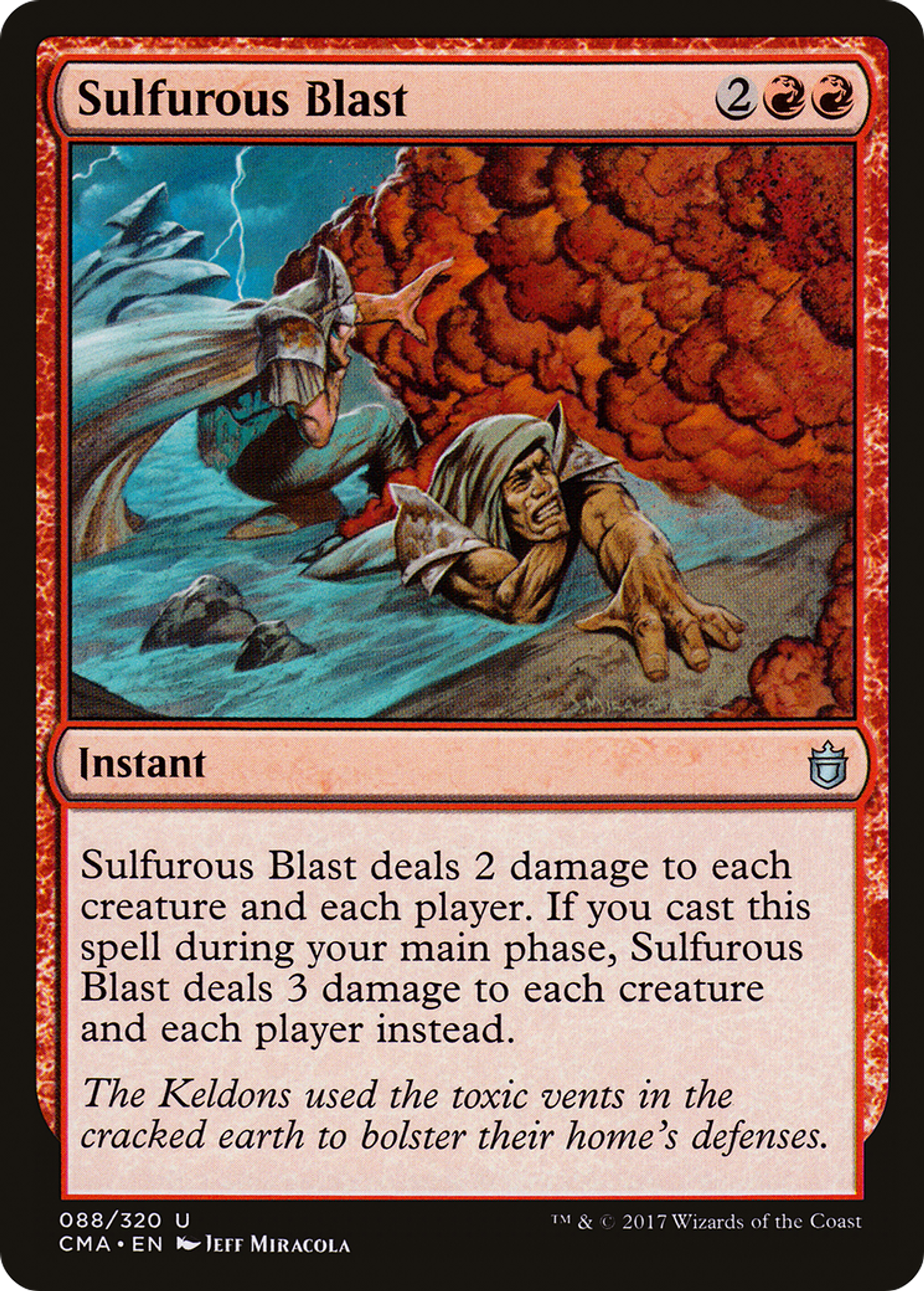 Sulfurous Blast — Commander Anthology — Magic: The Gathering