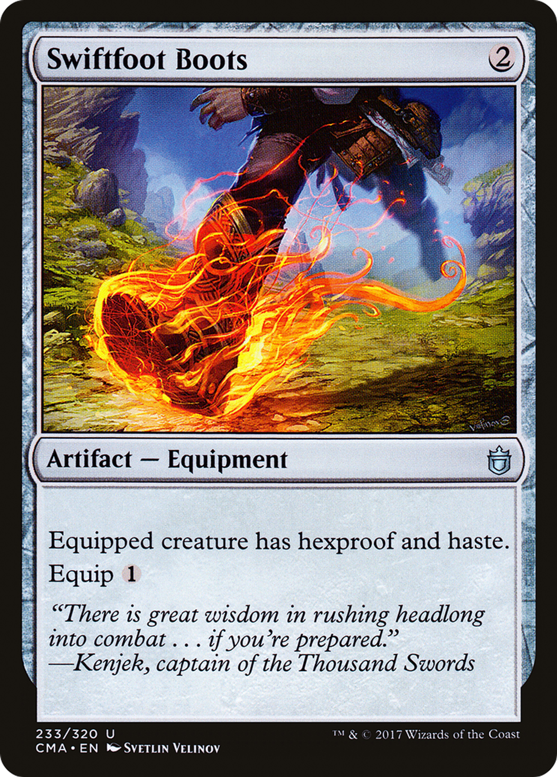 Swiftfoot Boots — Commander Anthology — Magic: The Gathering
