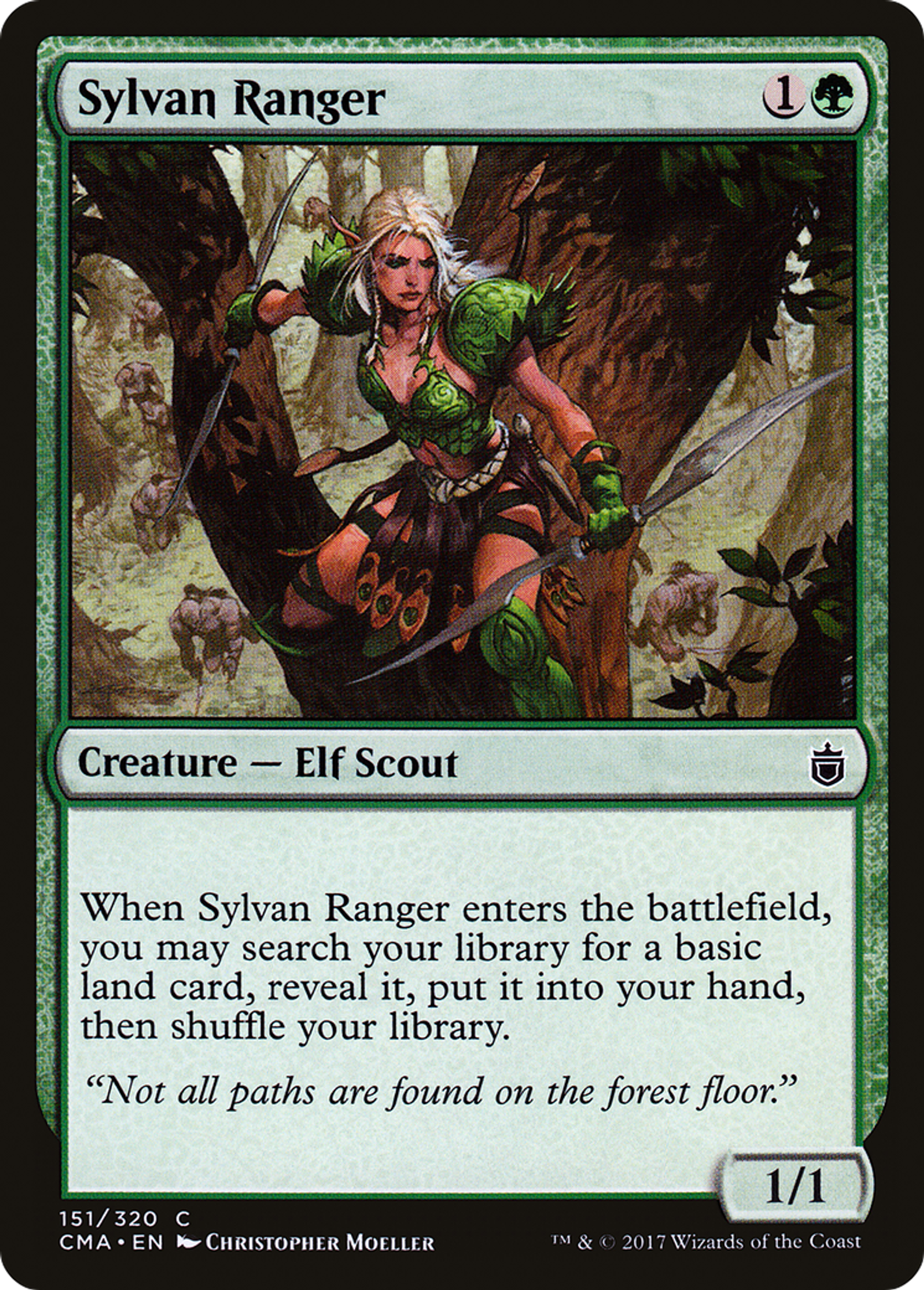 Sylvan Ranger — Commander Anthology — Magic: The Gathering