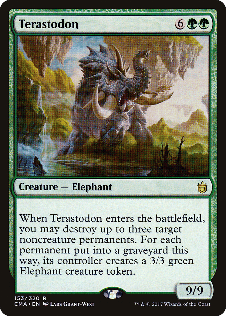 Terastodon — Commander Anthology — Magic: The Gathering