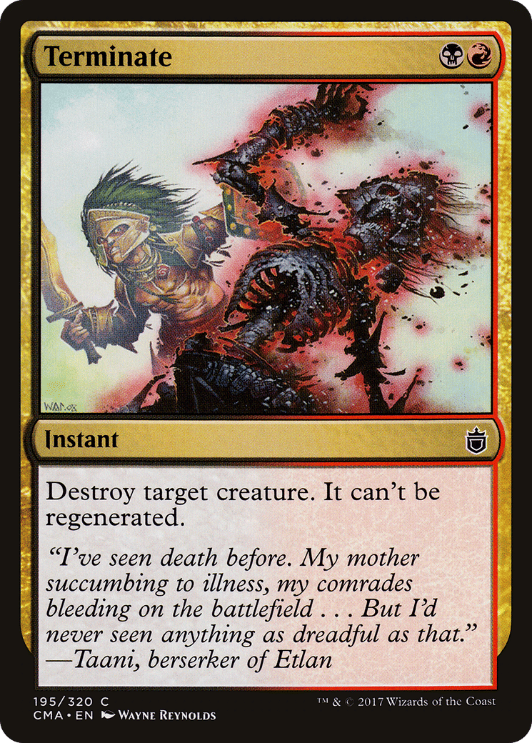 Terminate — Commander Anthology — Magic: The Gathering