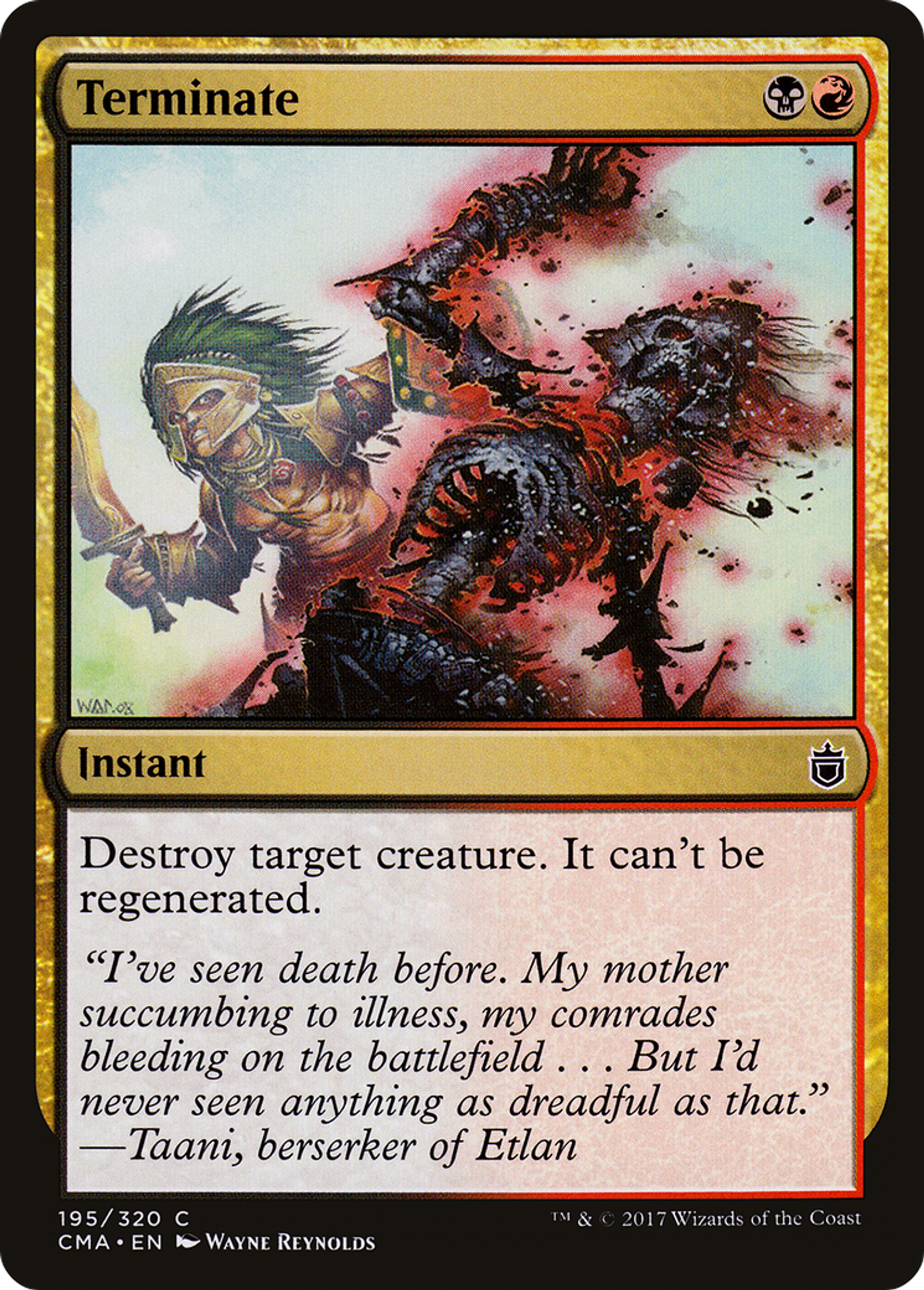 Terminate — Commander Anthology — Magic: The Gathering