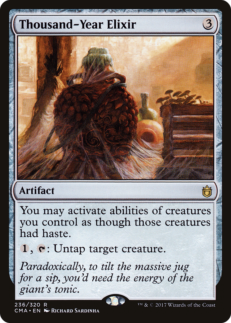 Thousand-Year Elixir — Commander Anthology — Magic: The Gathering