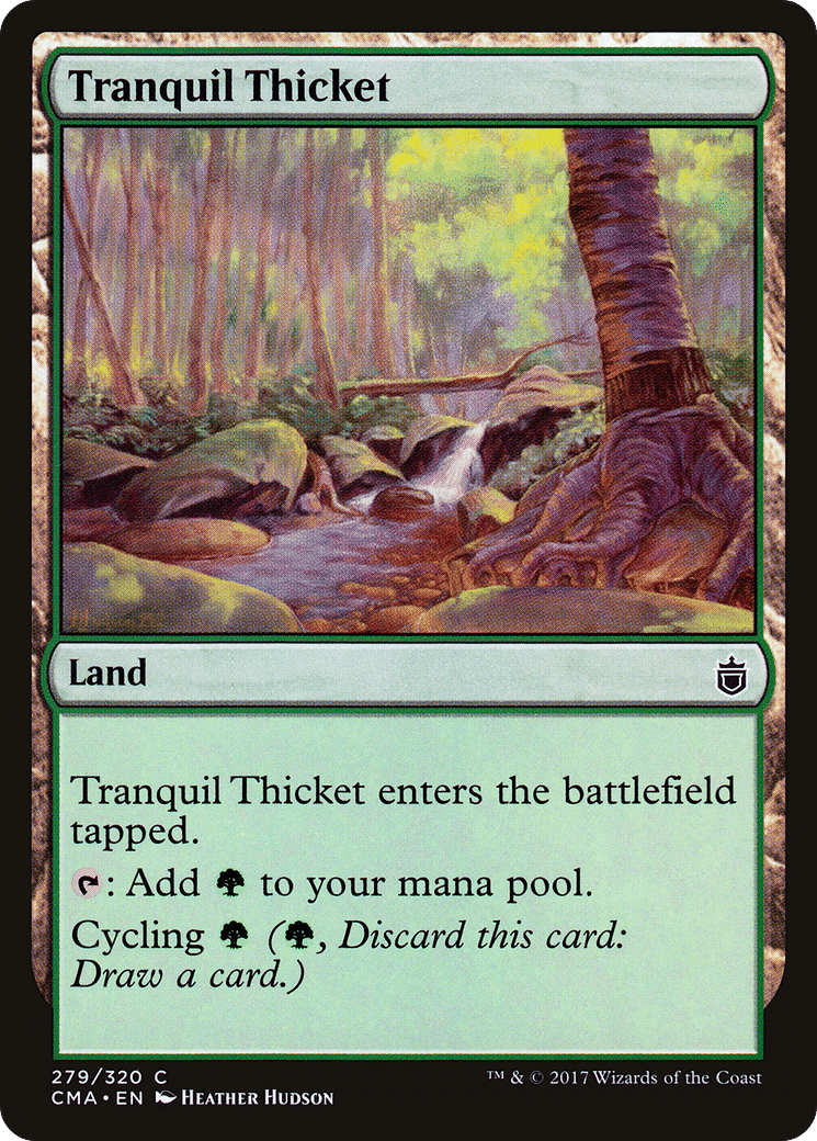 Tranquil Thicket — Commander Anthology — Magic: The Gathering