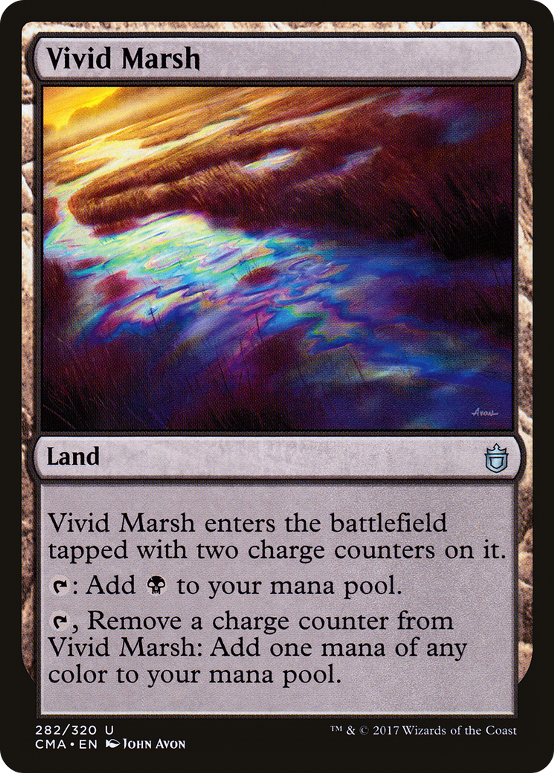 Vivid Marsh — Commander Anthology — Magic: The Gathering