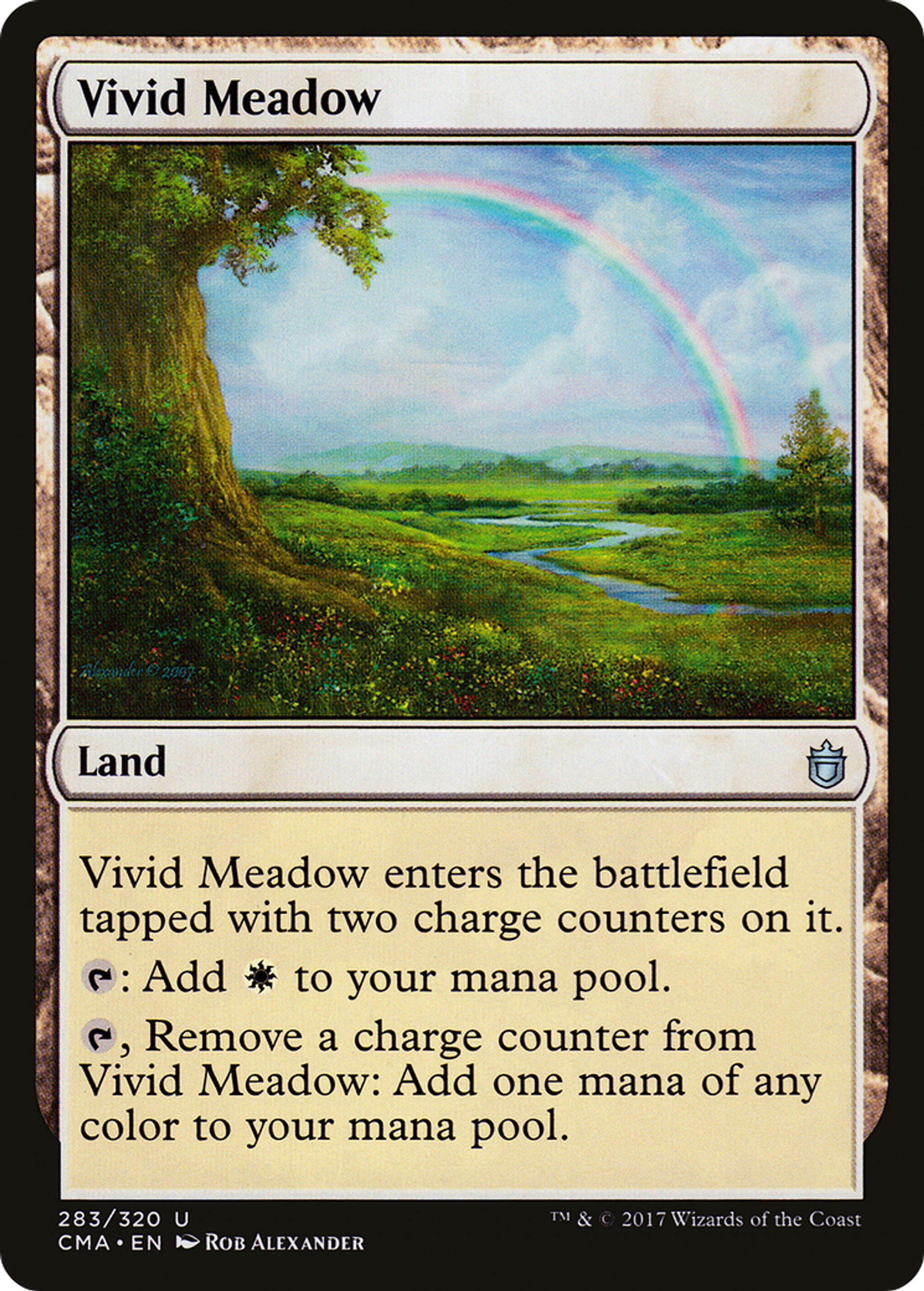 Vivid Meadow — Commander Anthology — Magic: The Gathering