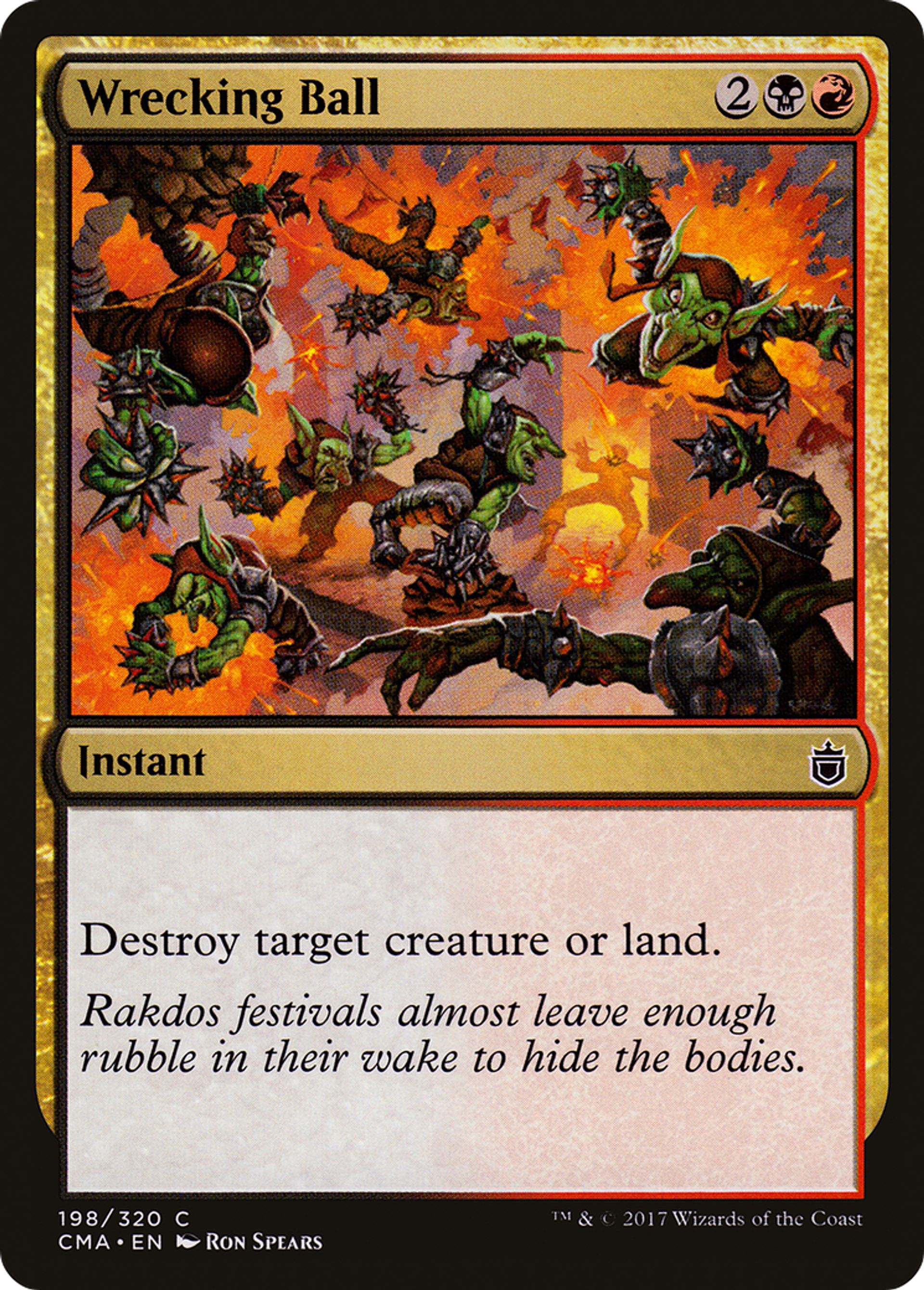 Wrecking Ball — Commander Anthology — Magic: The Gathering