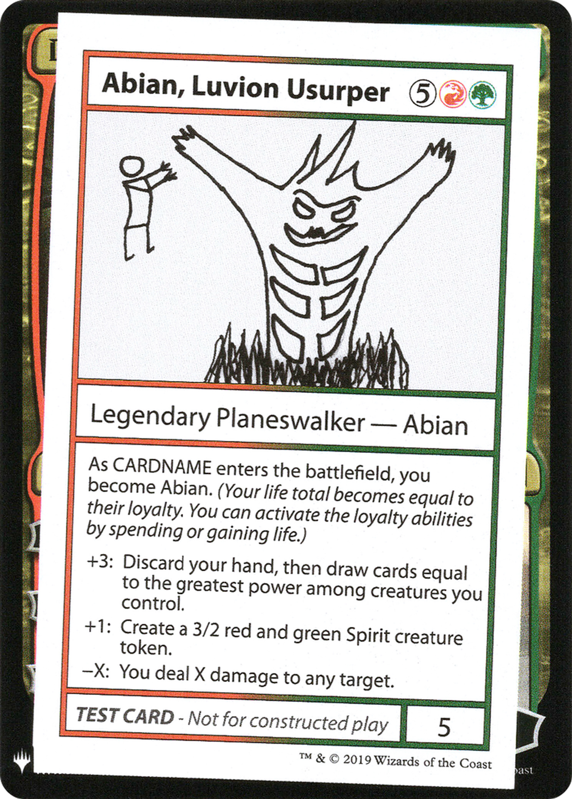 Abian, Luvion Usurper — Mystery Booster Playtest Cards 2019 — Magic: The Gathering