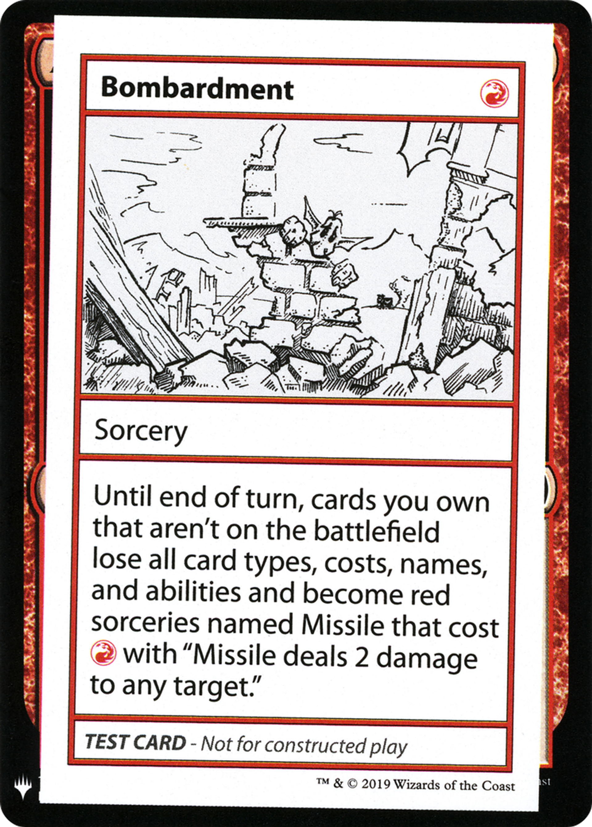 Bombardment — Mystery Booster Playtest Cards 2019 — Magic: The Gathering