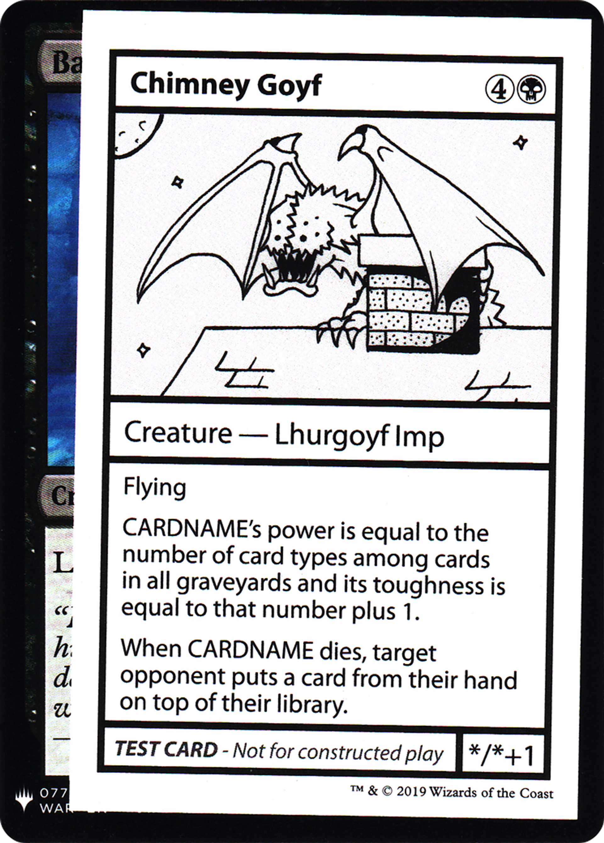 Chimney Goyf — Mystery Booster Playtest Cards 2019 — Magic: The Gathering