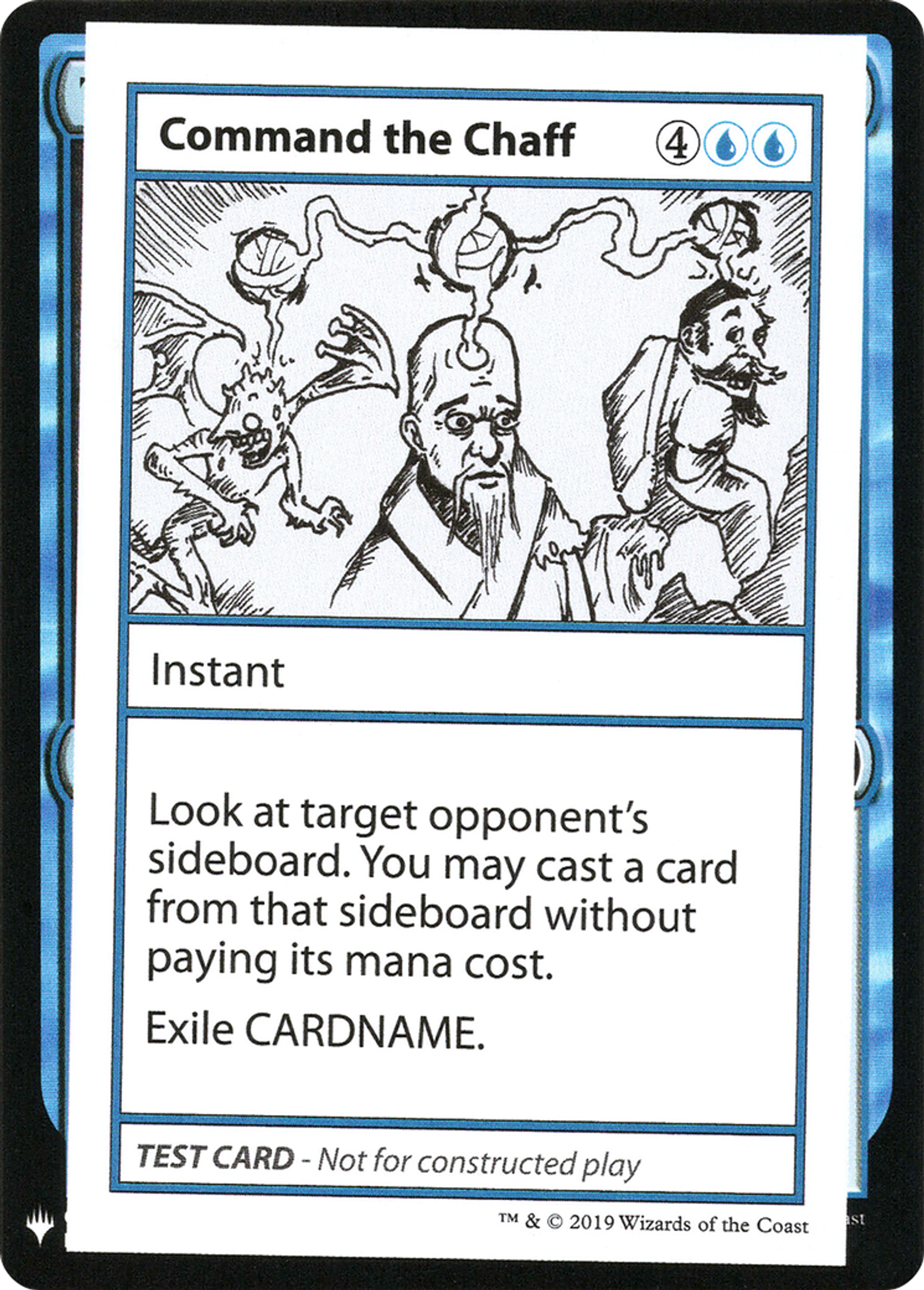 Command the Chaff — Mystery Booster Playtest Cards 2019 — Magic: The Gathering