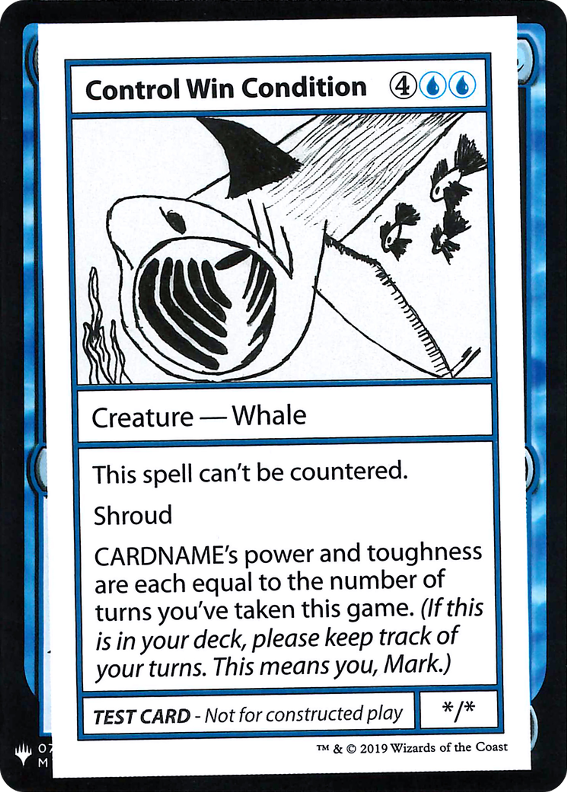Control Win Condition — Mystery Booster Playtest Cards 2019 — Magic: The Gathering