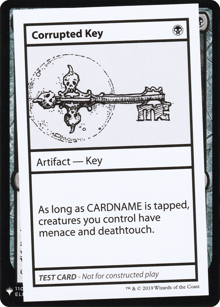 Corrupted Key — Mystery Booster Playtest Cards 2019 — Magic: The Gathering