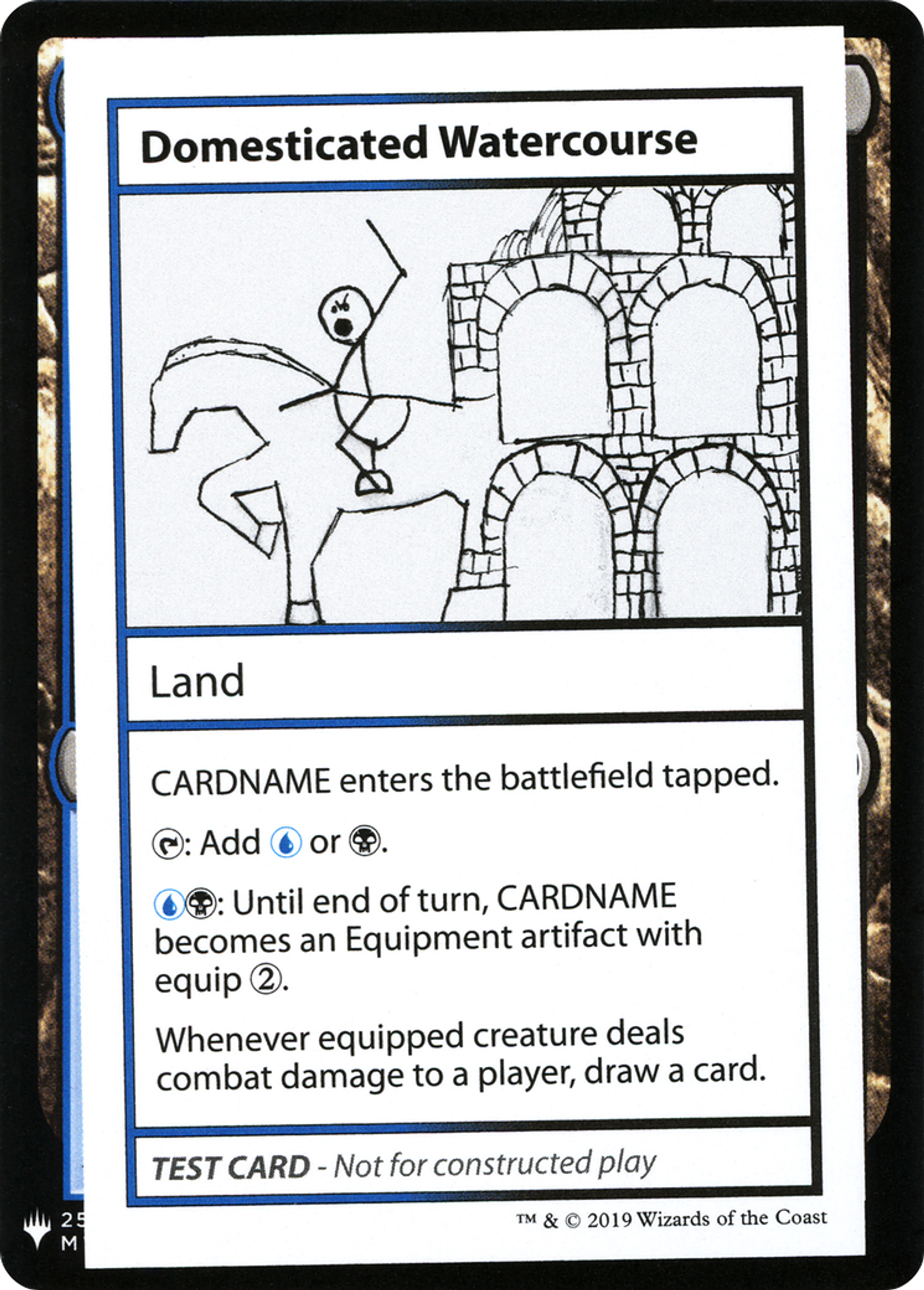 Domesticated Watercourse — Mystery Booster Playtest Cards 2019 — Magic: The Gathering