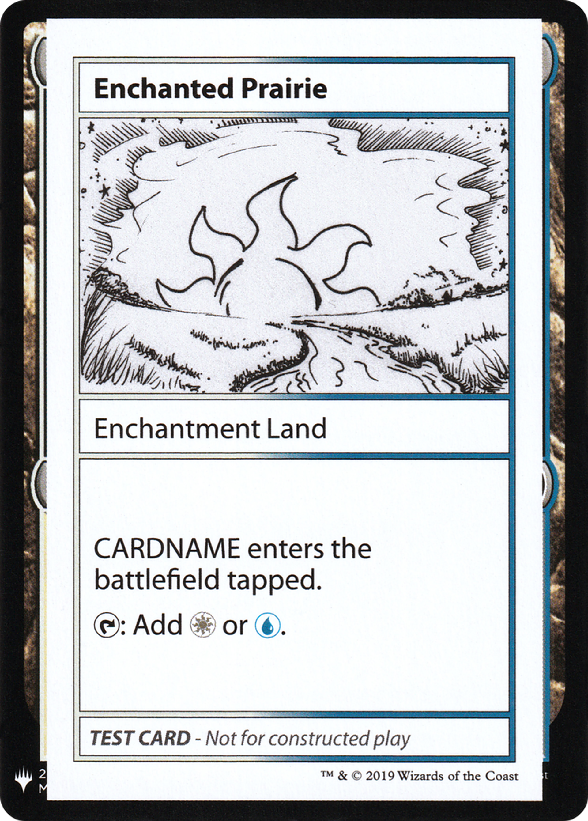 Enchanted Prairie — Mystery Booster Playtest Cards 2019 — Magic: The Gathering