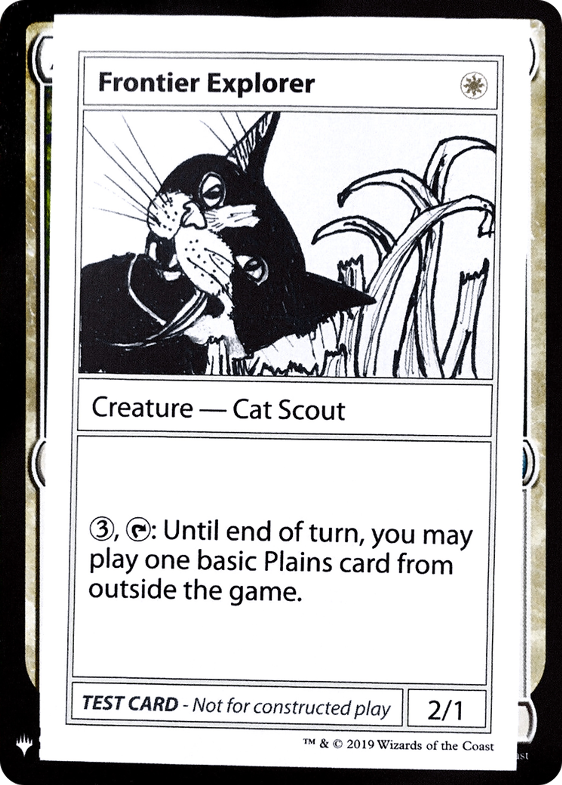 Frontier Explorer — Mystery Booster Playtest Cards 2019 — Magic: The Gathering