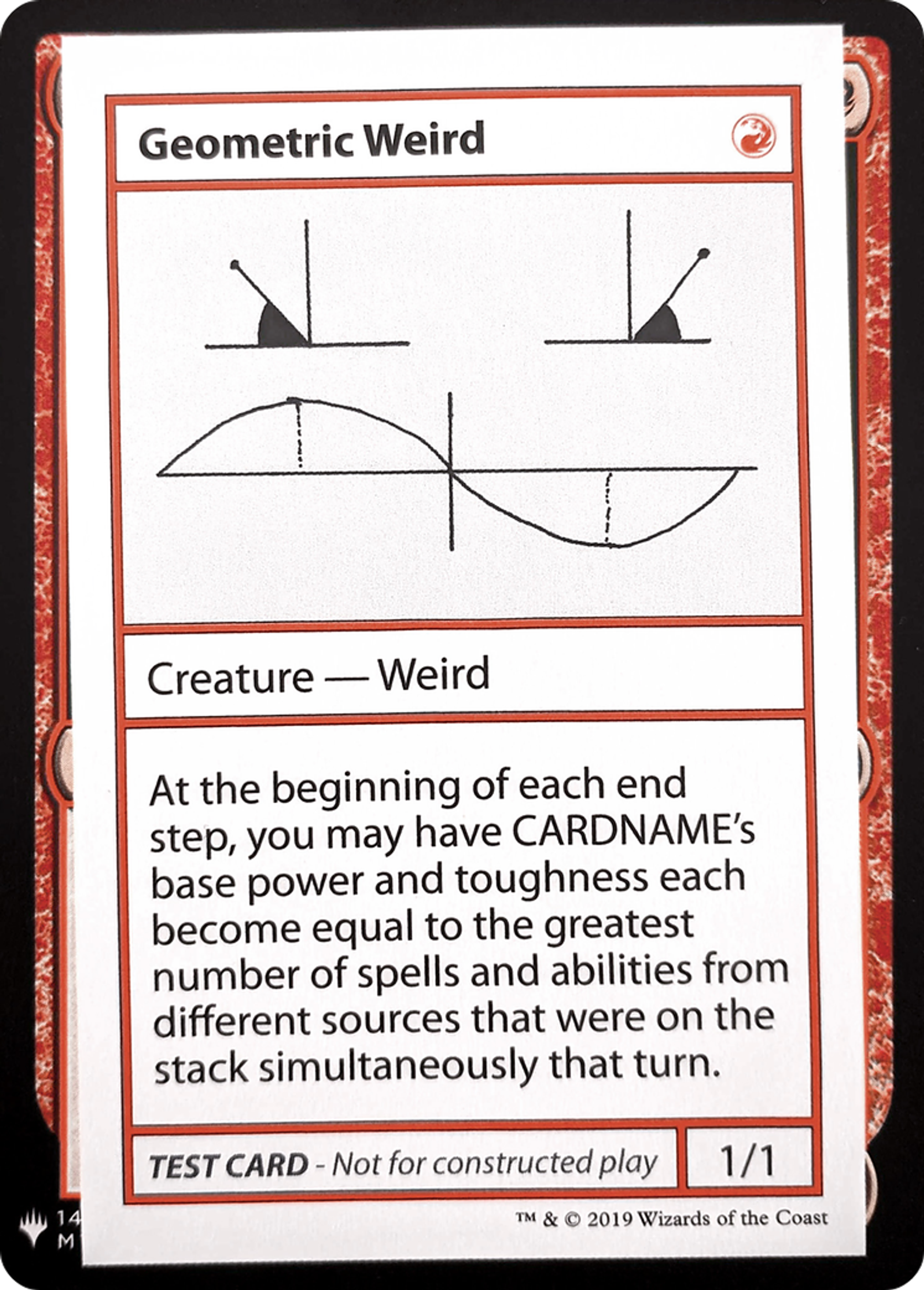 Geometric Weird — Mystery Booster Playtest Cards 2019 — Magic: The Gathering