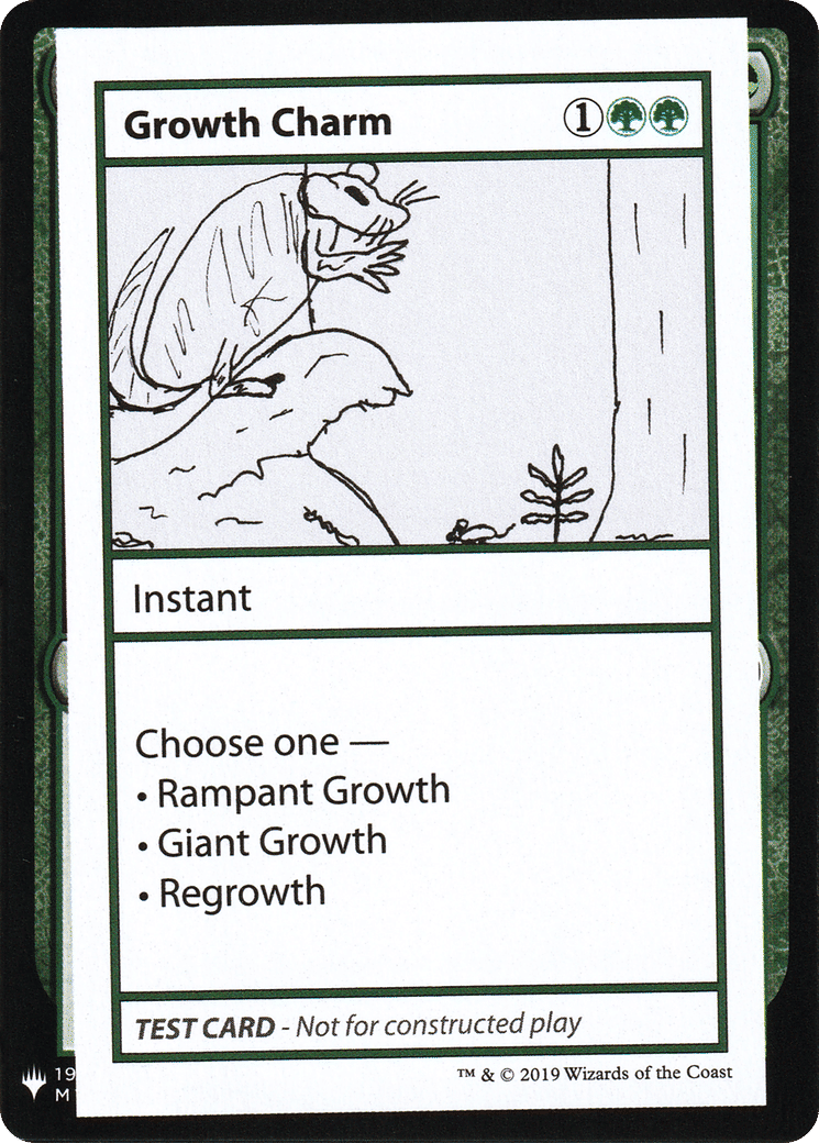 Growth Charm — Mystery Booster Playtest Cards 2019 — Magic: The Gathering