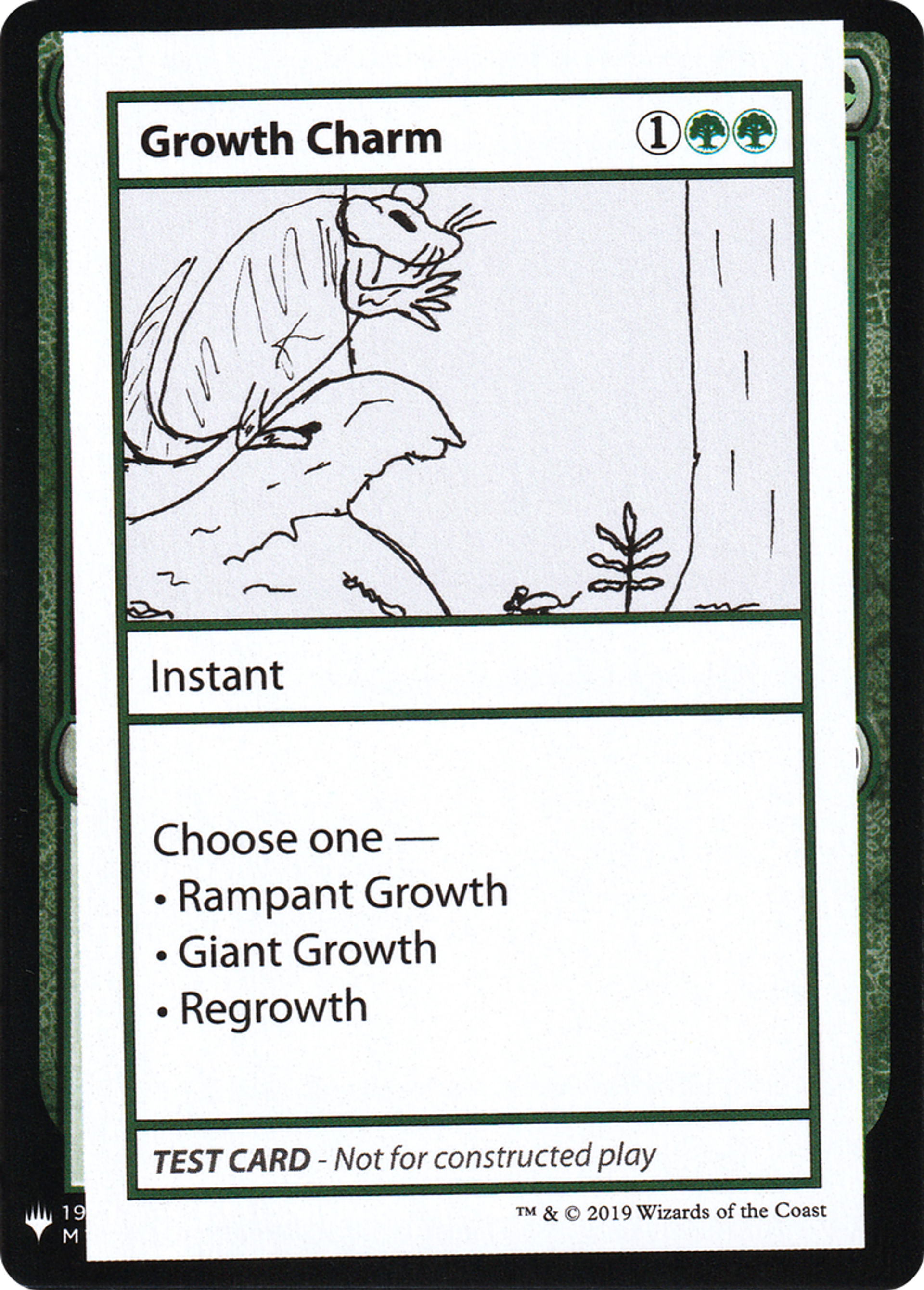 Growth Charm — Mystery Booster Playtest Cards 2019 — Magic: The Gathering