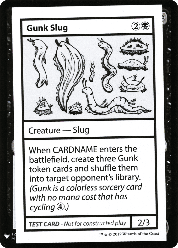 Gunk Slug — Mystery Booster Playtest Cards 2019 — Magic: The Gathering