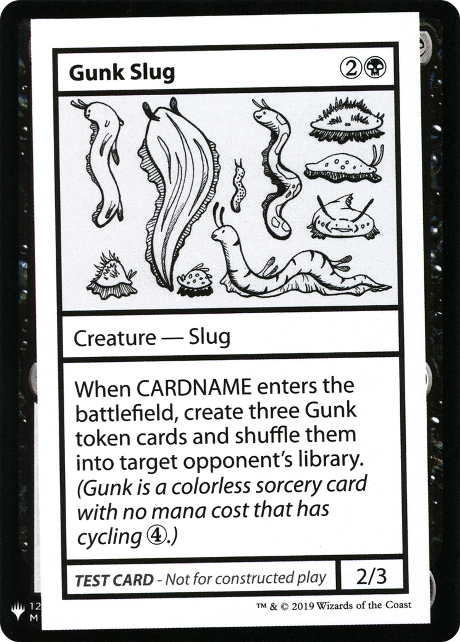 Gunk Slug — Mystery Booster Playtest Cards 2019 — Magic: The Gathering