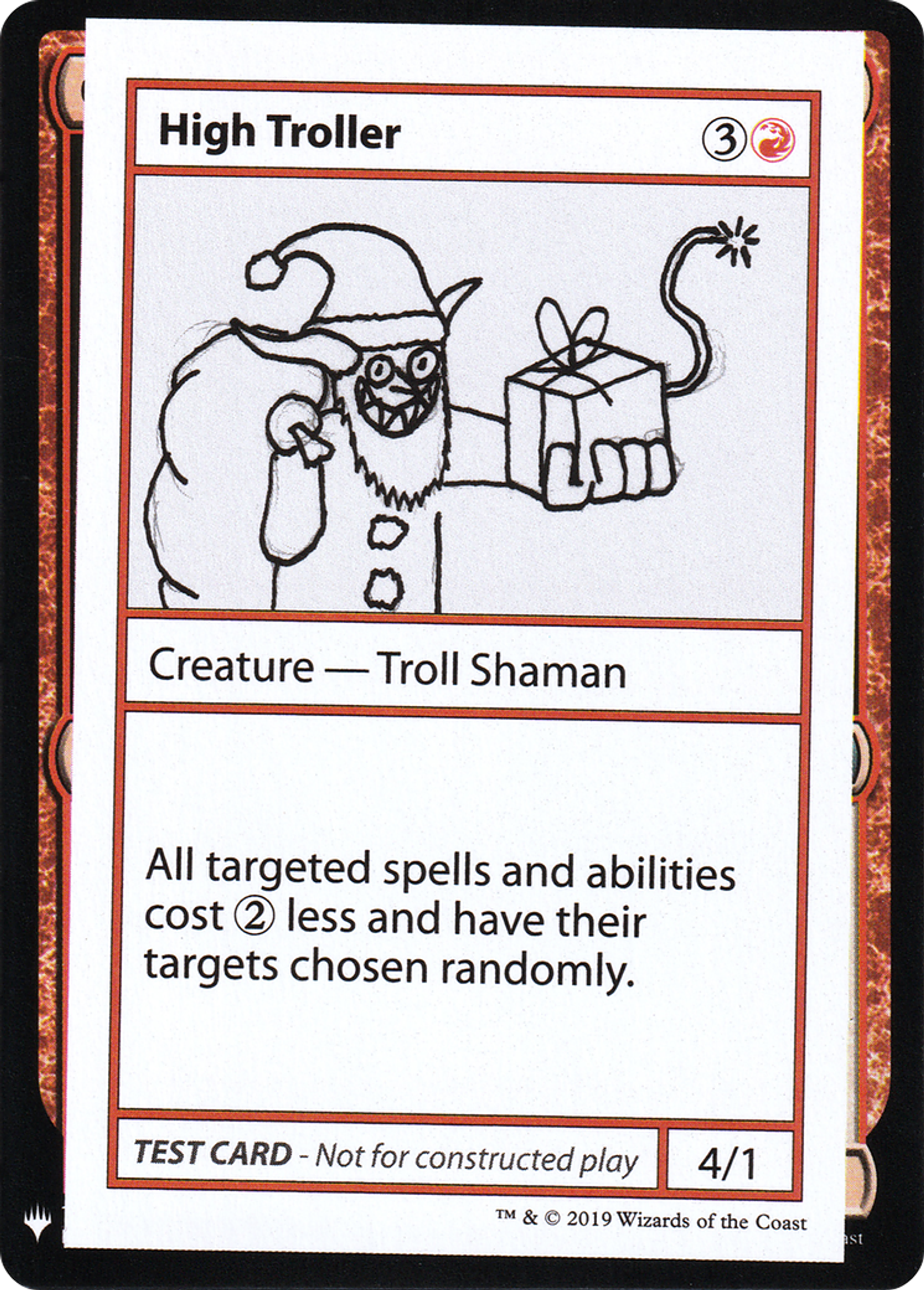 High Troller — Mystery Booster Playtest Cards 2019 — Magic: The Gathering