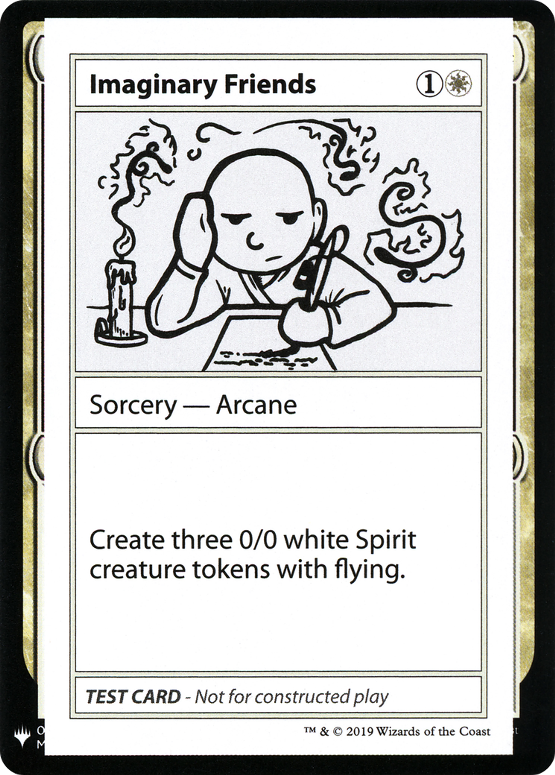 Imaginary Friends — Mystery Booster Playtest Cards 2019 — Magic: The Gathering