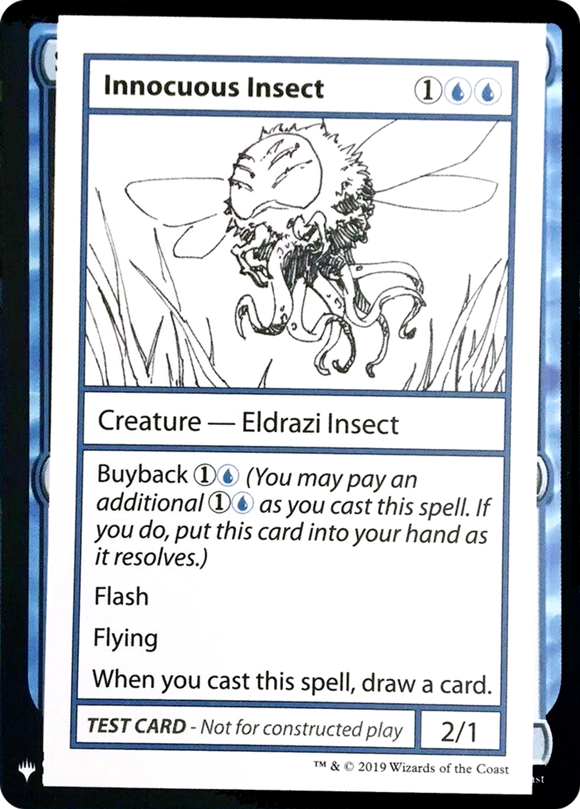 Innocuous Insect — Mystery Booster Playtest Cards 2019 — Magic: The Gathering