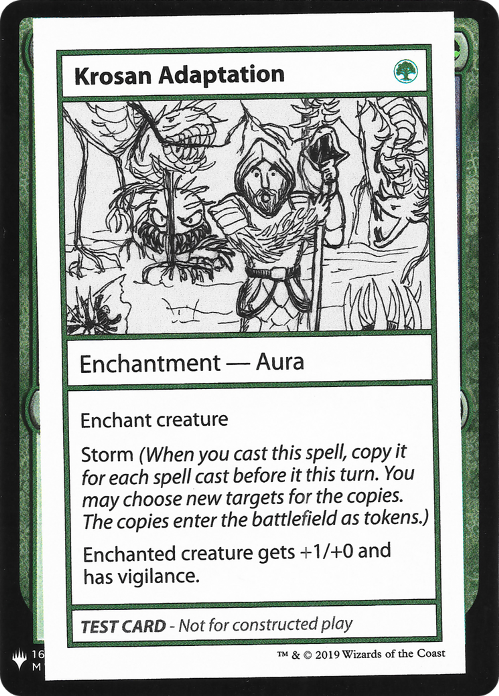 Krosan Adaptation — Mystery Booster Playtest Cards 2019 — Magic: The Gathering