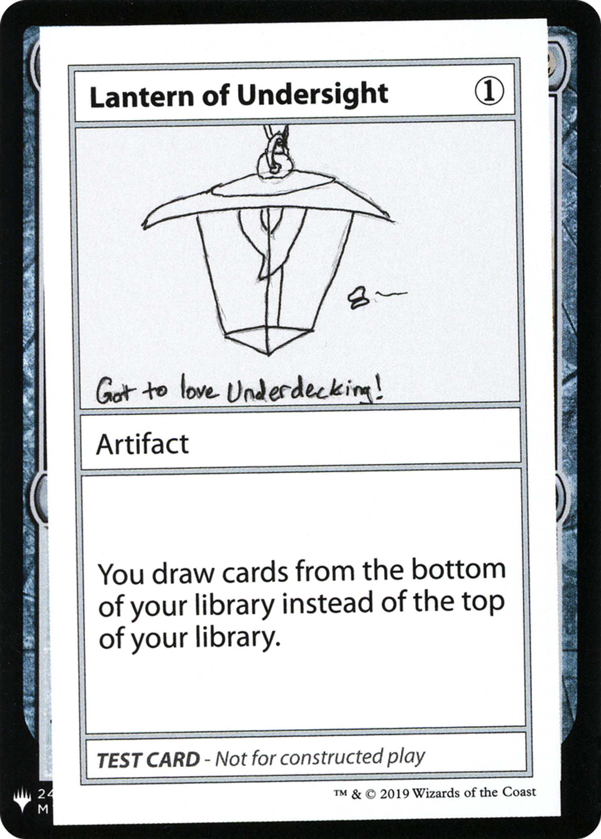 Lantern of Undersight — Mystery Booster Playtest Cards 2019 — Magic: The Gathering