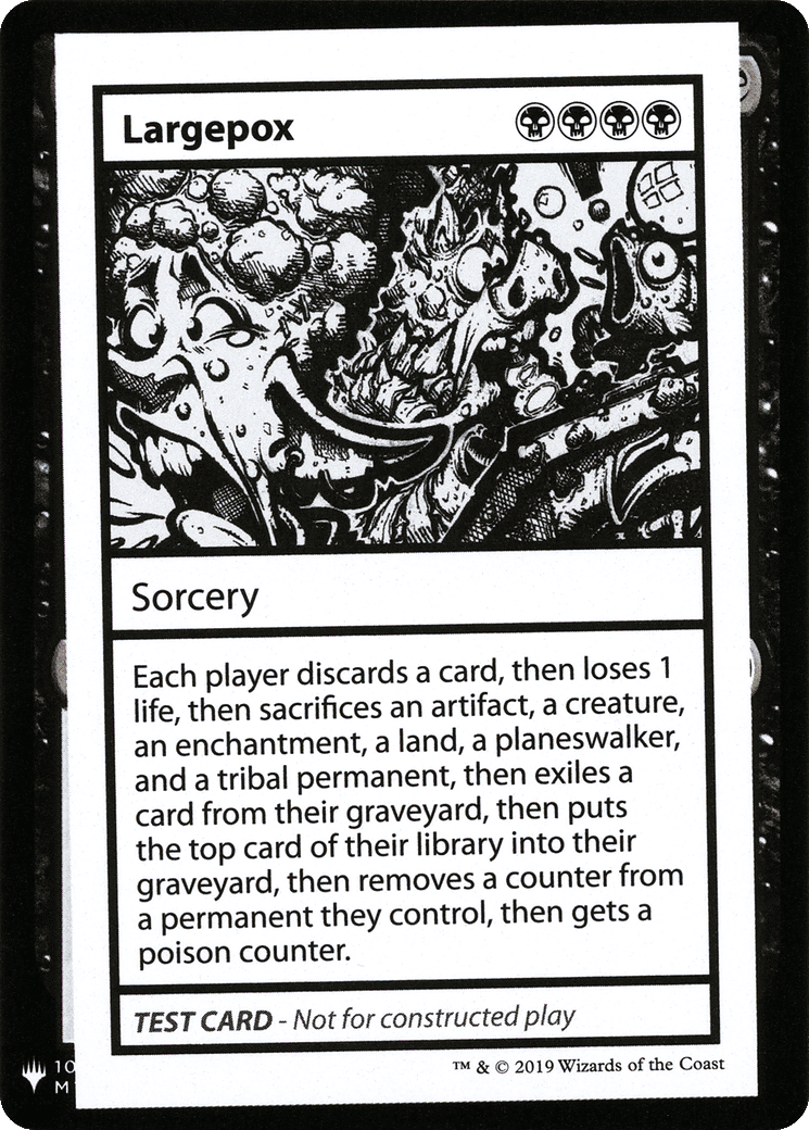 Largepox — Mystery Booster Playtest Cards 2019 — Magic: The Gathering
