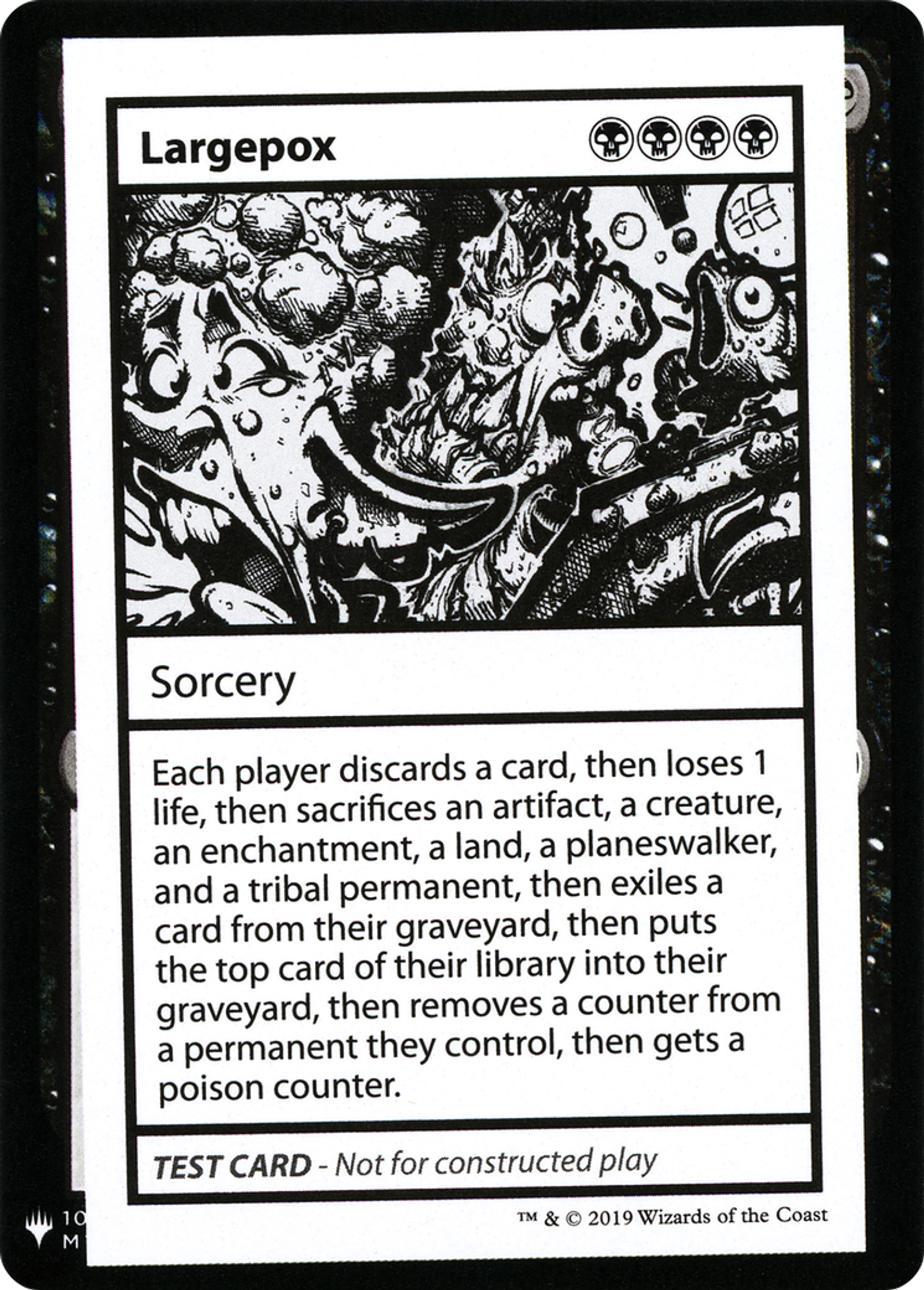 Largepox — Mystery Booster Playtest Cards 2019 — Magic: The Gathering