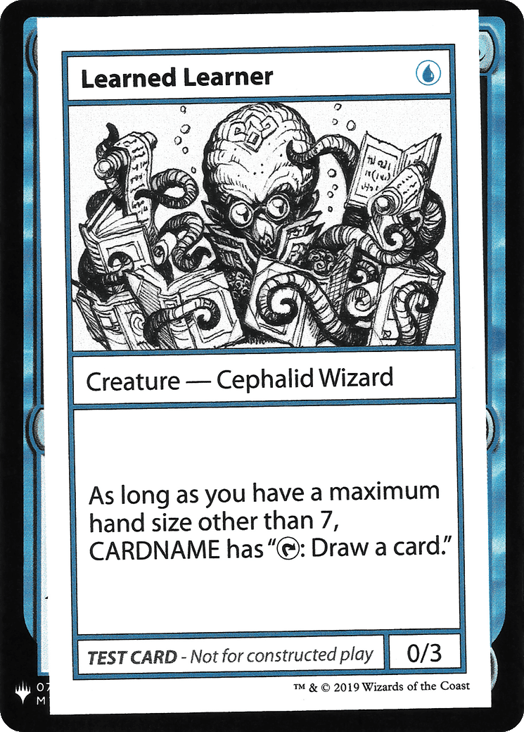 Learned Learner — Mystery Booster Playtest Cards 2019 — Magic: The Gathering