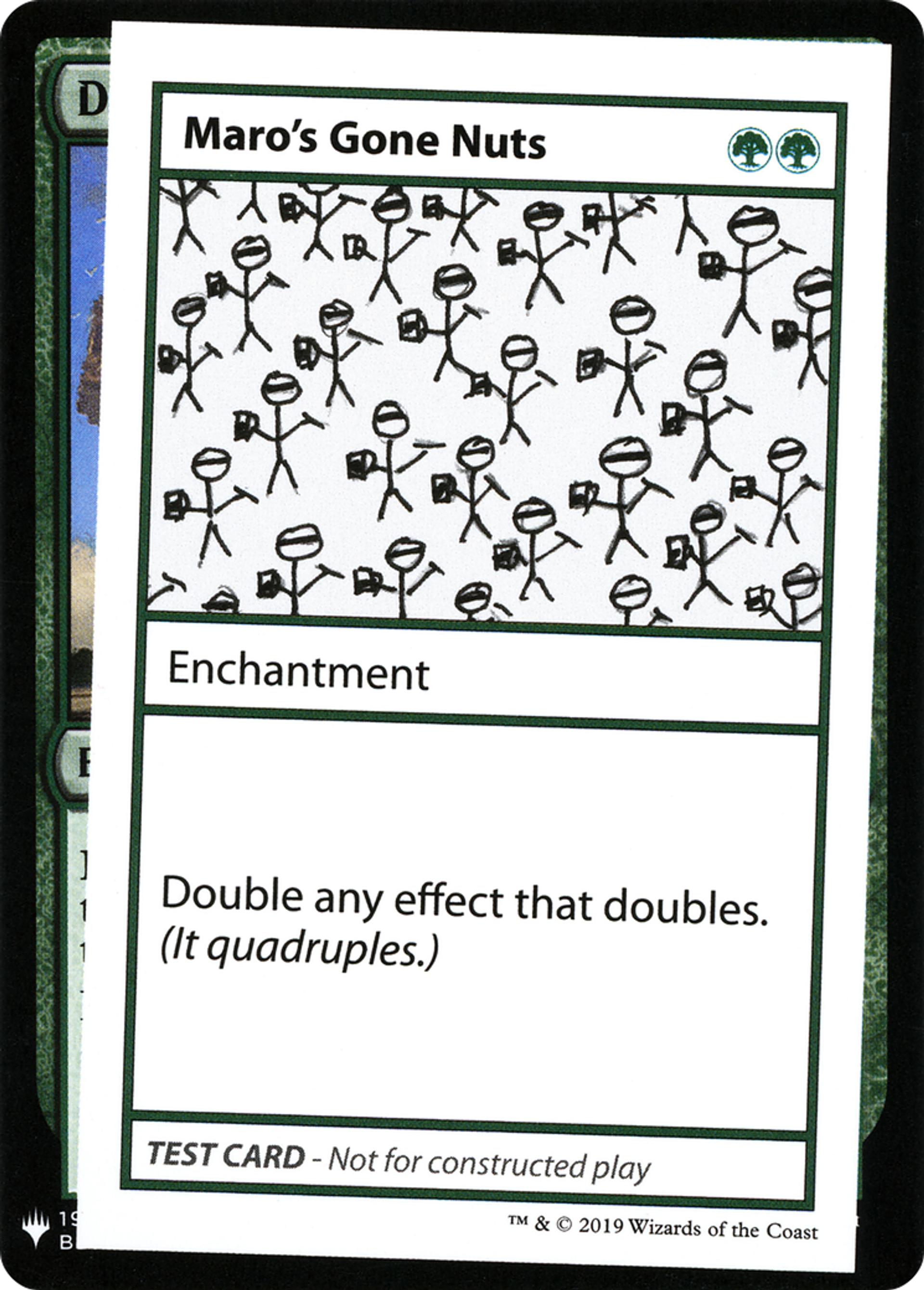Maro's Gone Nuts — Mystery Booster Playtest Cards 2019 — Magic: The Gathering