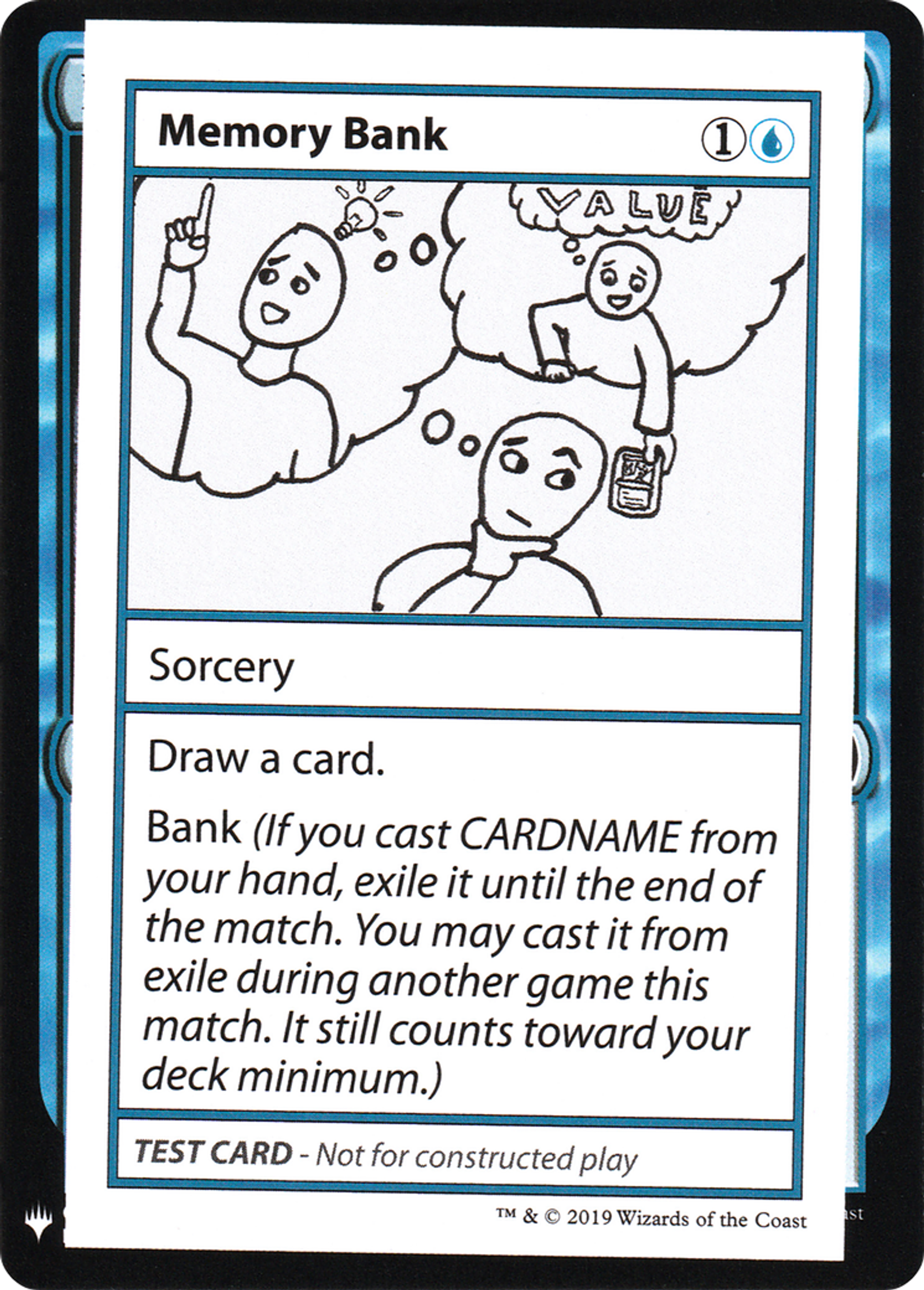 Memory Bank — Mystery Booster Playtest Cards 2019 — Magic: The Gathering