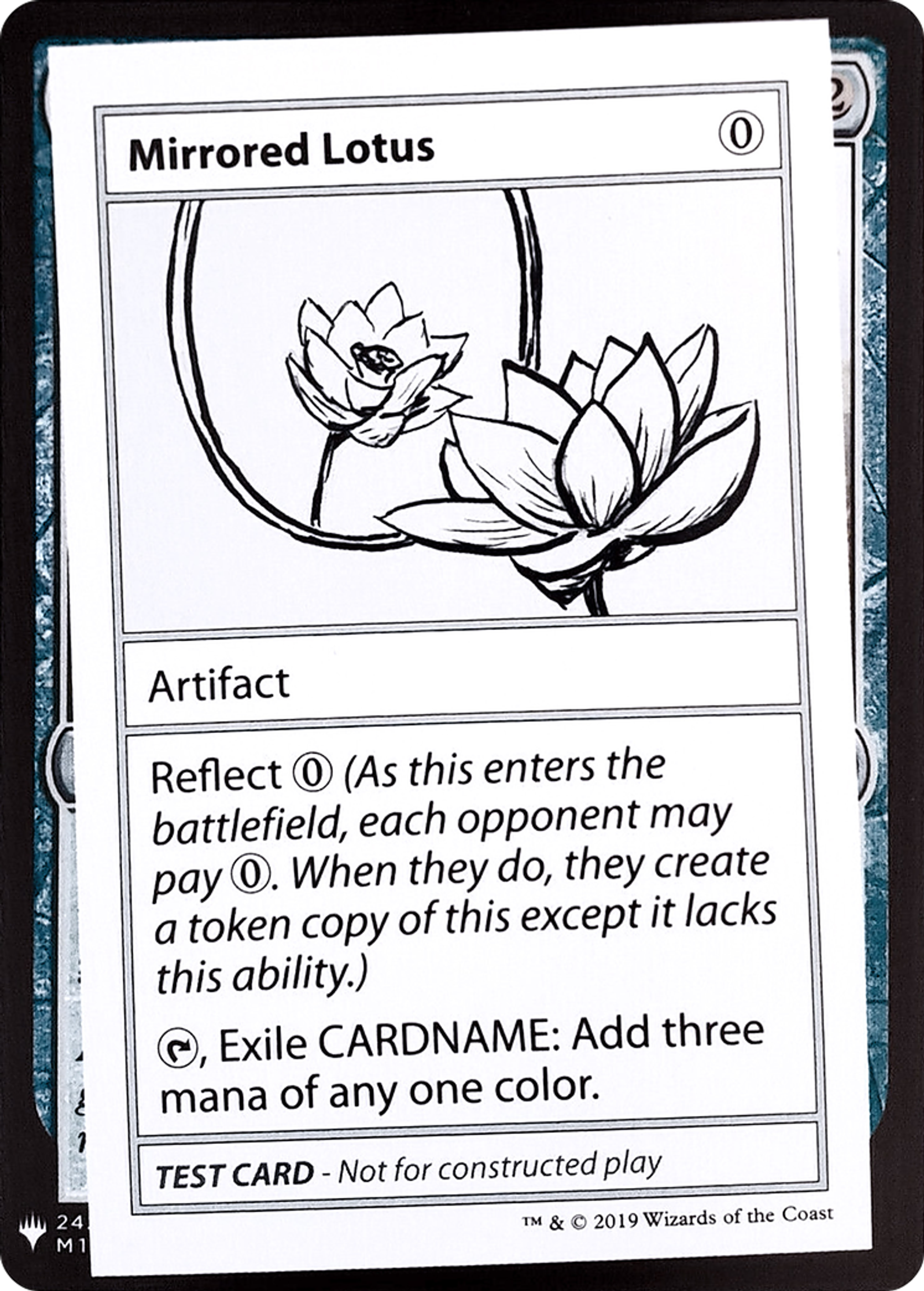 Mirrored Lotus — Mystery Booster Playtest Cards 2019 — Magic: The Gathering