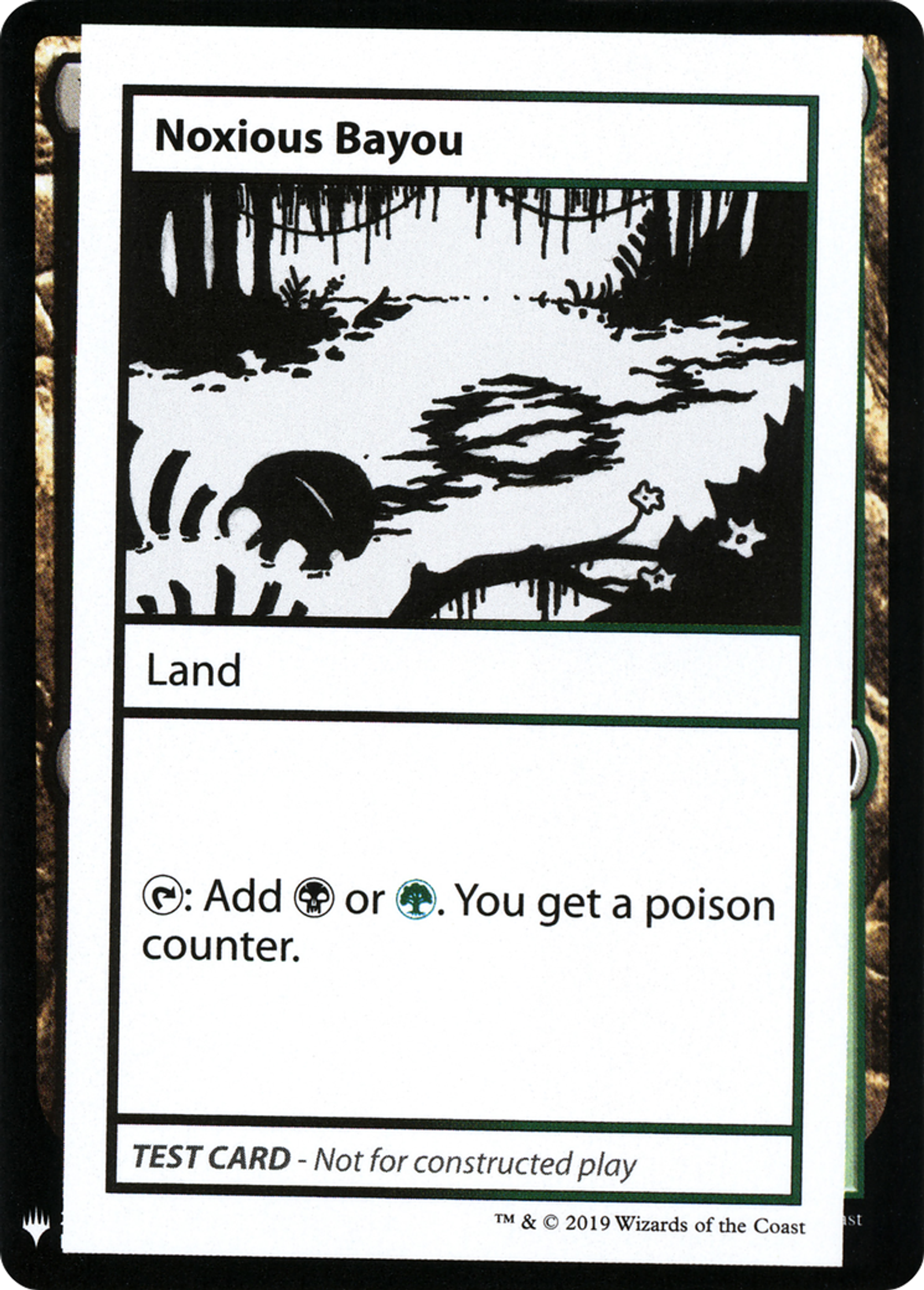 Noxious Bayou — Mystery Booster Playtest Cards 2019 — Magic: The Gathering