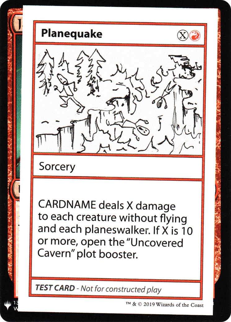 Planequake — Mystery Booster Playtest Cards 2019 — Magic: The Gathering