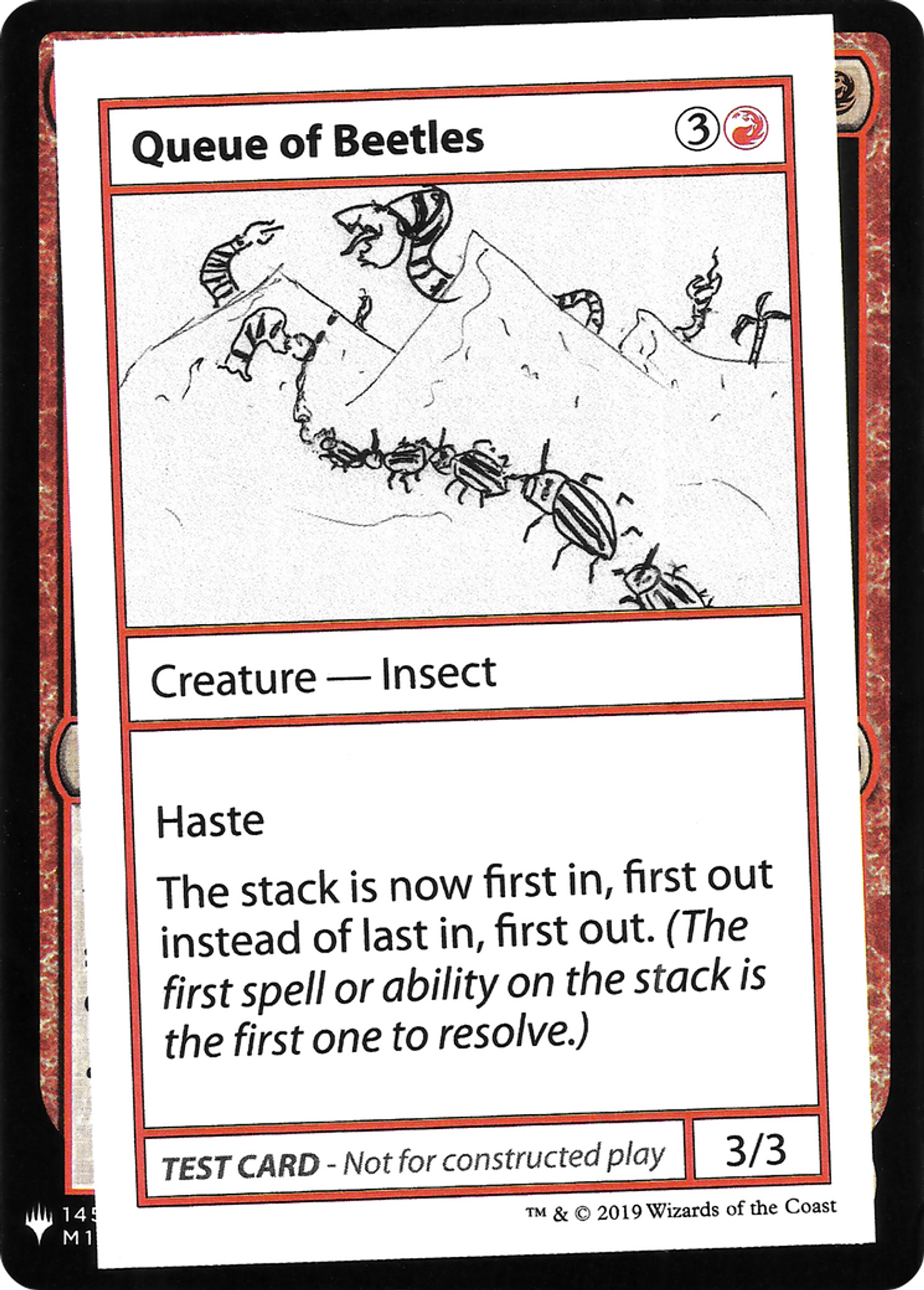 Queue of Beetles — Mystery Booster Playtest Cards 2019 — Magic: The Gathering
