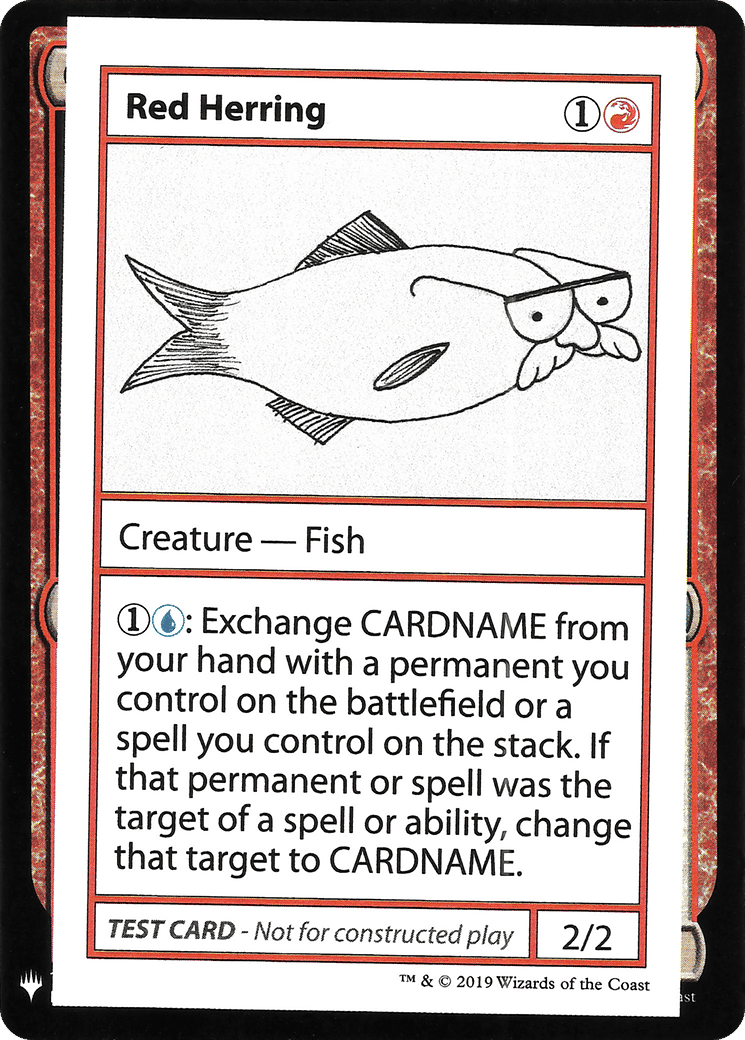 Red Herring — Mystery Booster Playtest Cards 2019 — Magic: The Gathering