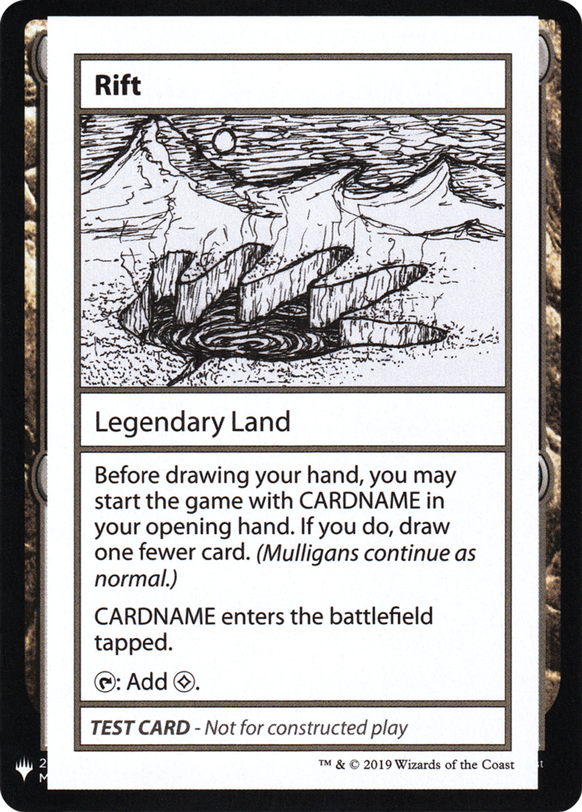 Rift — Mystery Booster Playtest Cards 2019 — Magic: The Gathering
