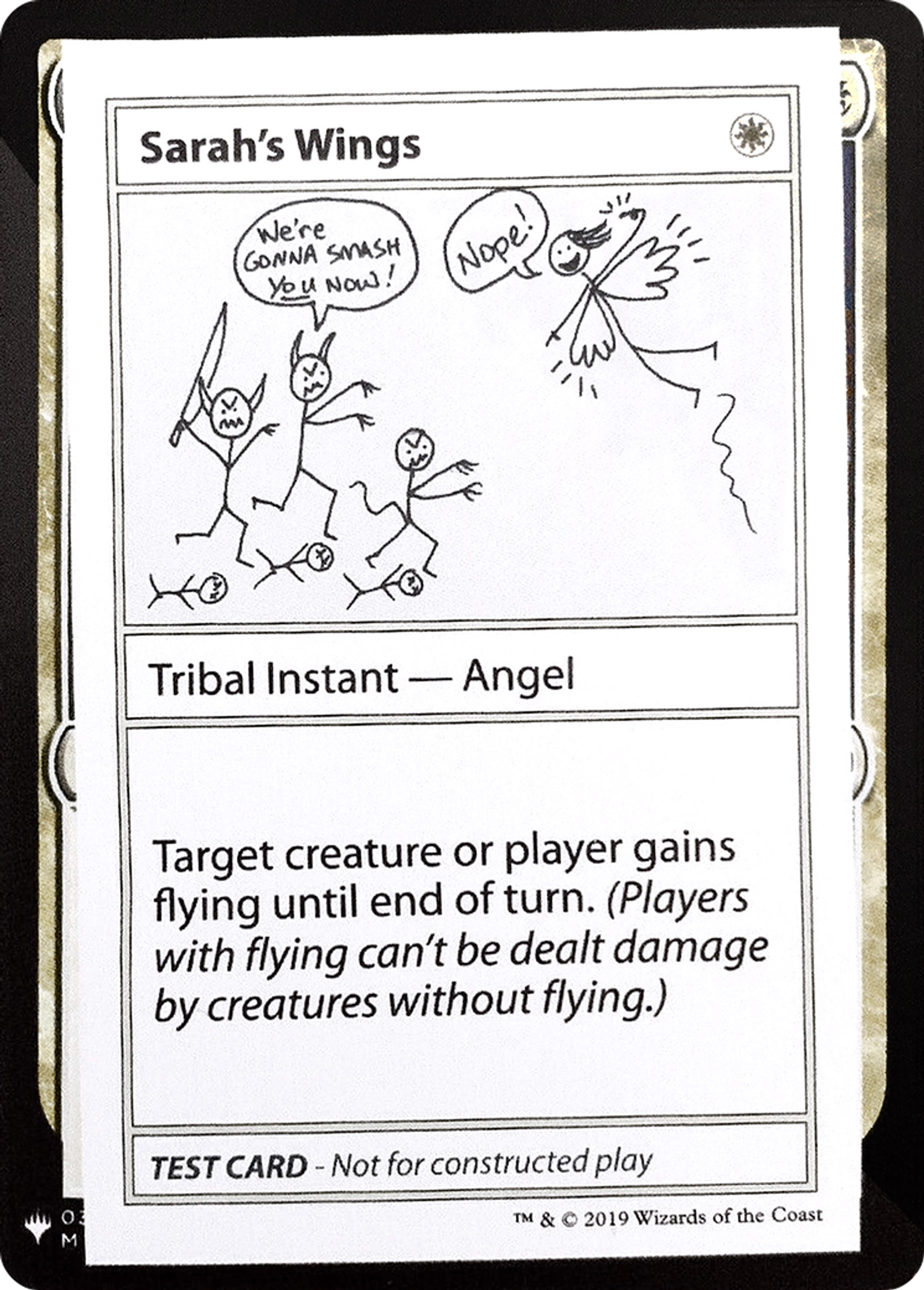 Sarah's Wings — Mystery Booster Playtest Cards 2019 — Magic: The Gathering
