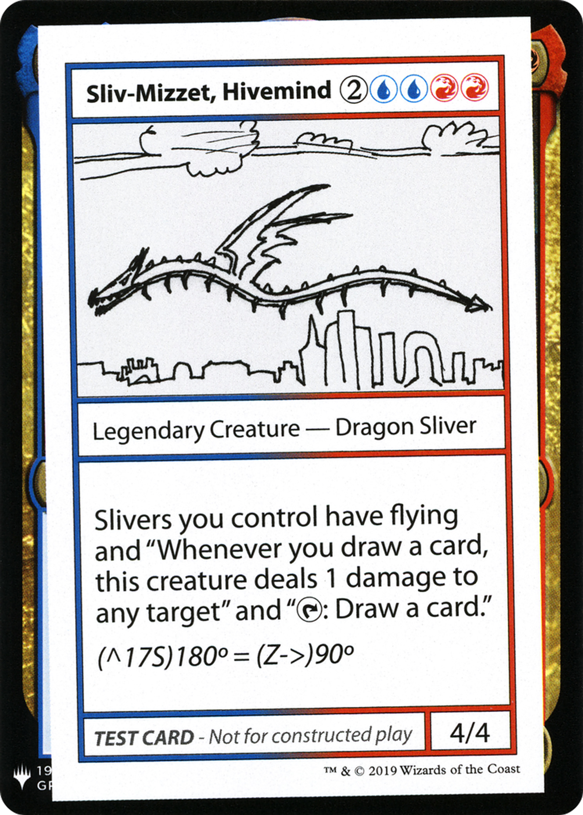Sliv-Mizzet, Hivemind — Mystery Booster Playtest Cards 2019 — Magic: The Gathering