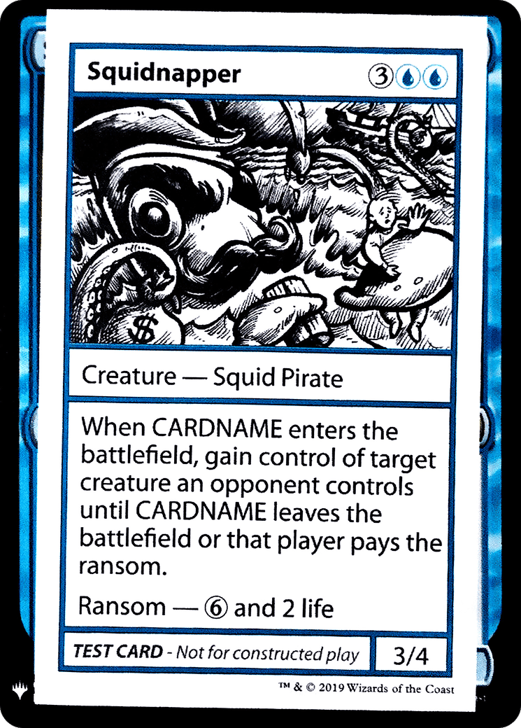 Squidnapper — Mystery Booster Playtest Cards 2019 — Magic: The Gathering