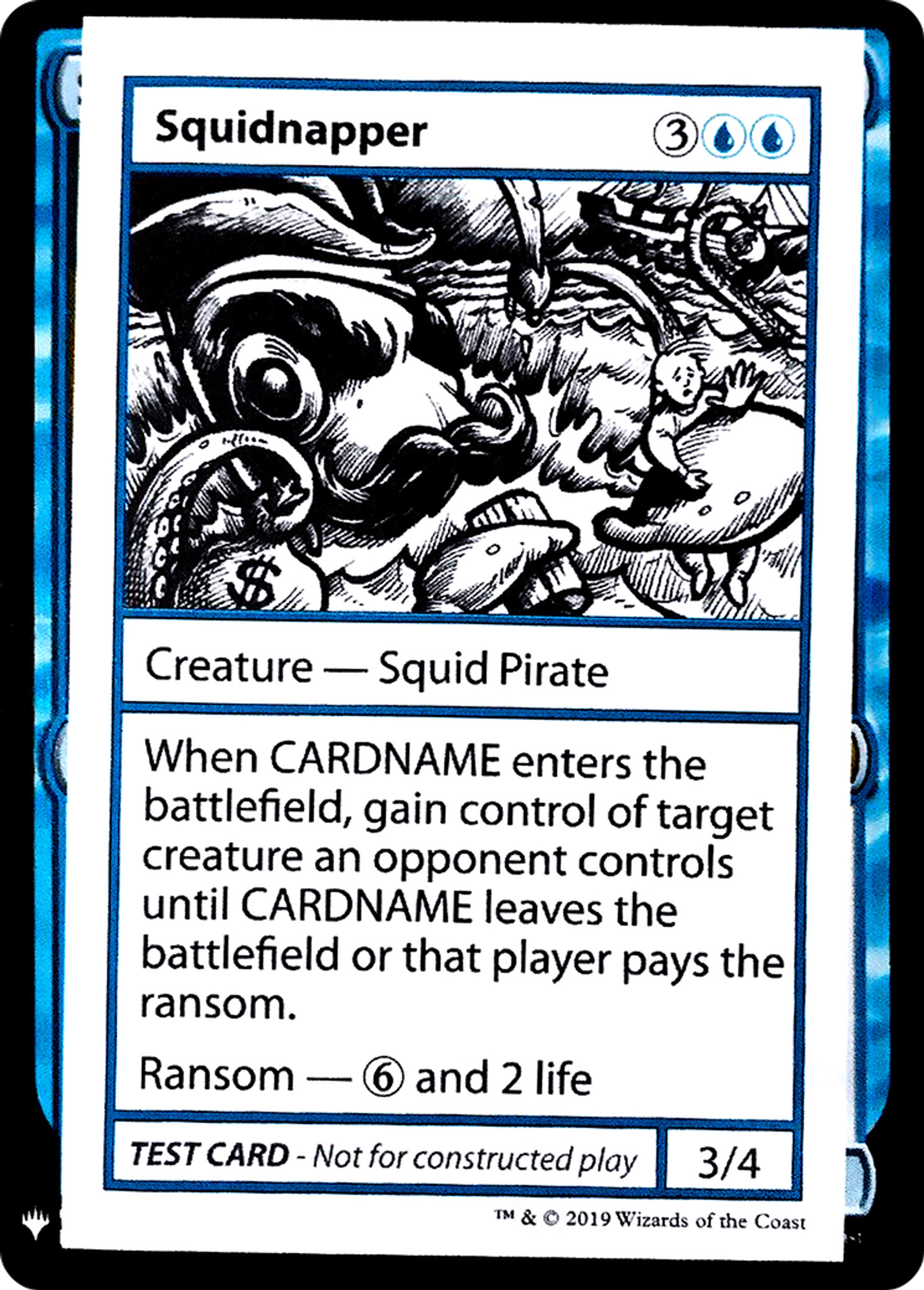 Squidnapper — Mystery Booster Playtest Cards 2019 — Magic: The Gathering