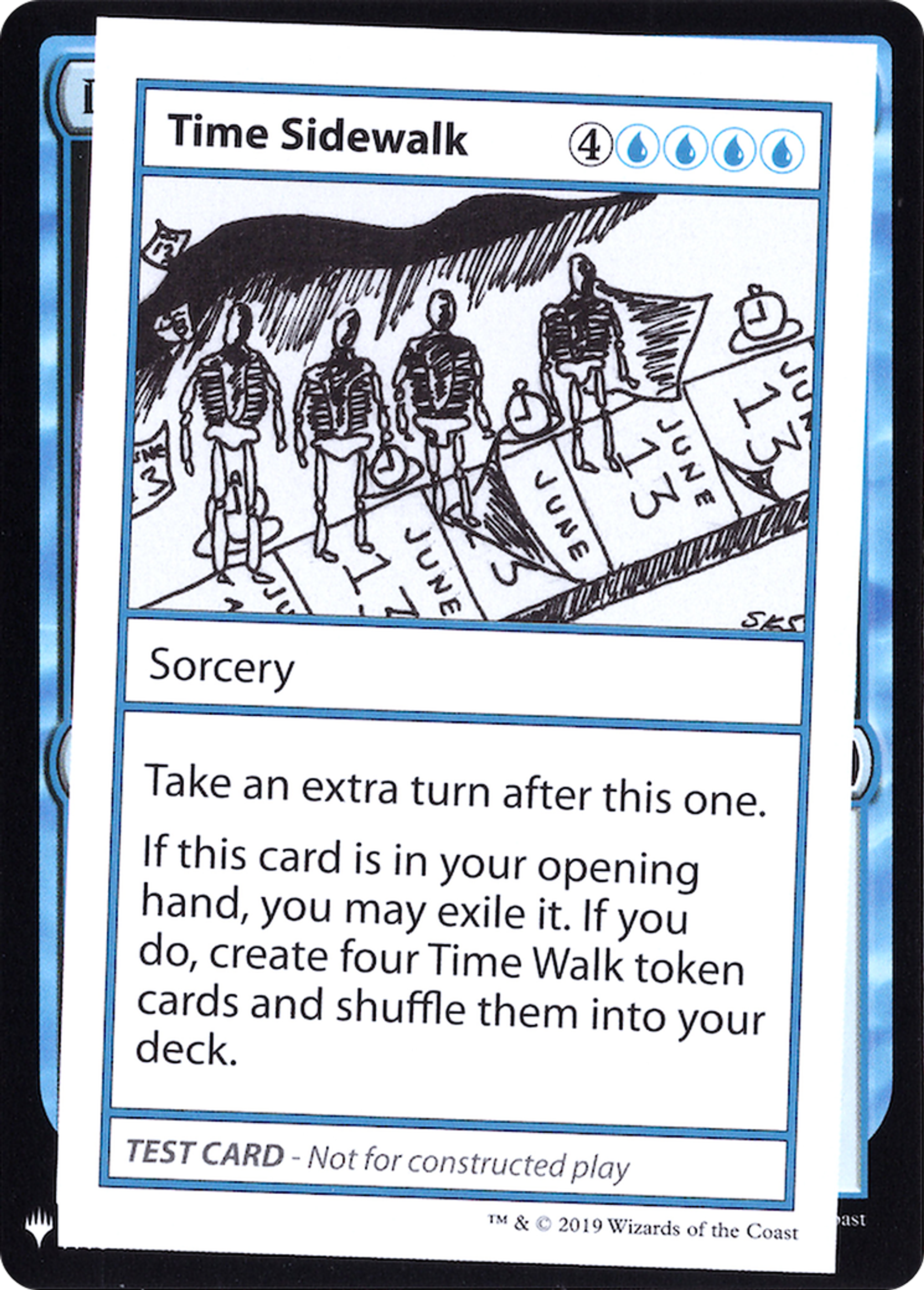 Time Sidewalk — Mystery Booster Playtest Cards 2019 — Magic: The Gathering