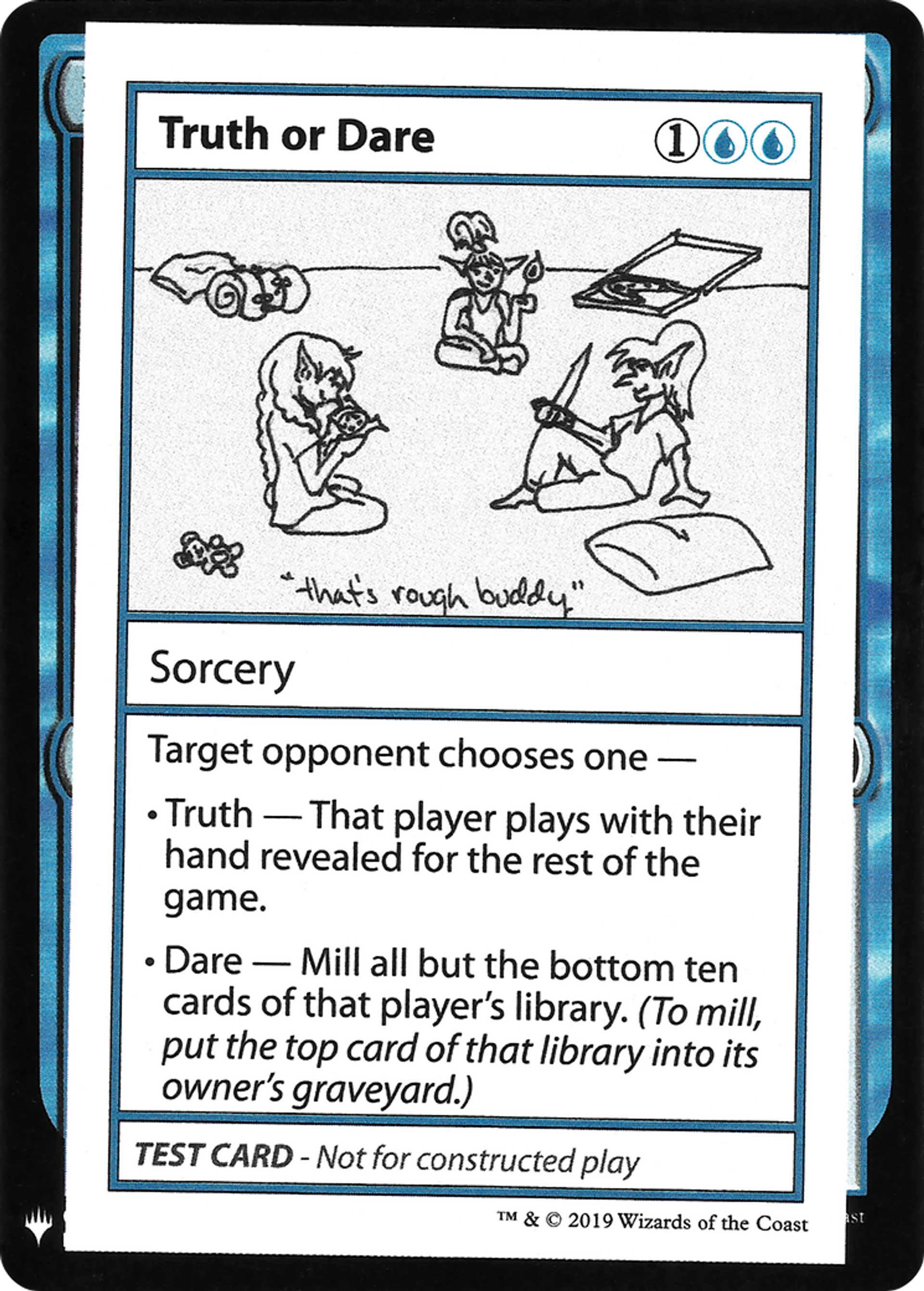 Truth or Dare — Mystery Booster Playtest Cards 2019 — Magic: The Gathering