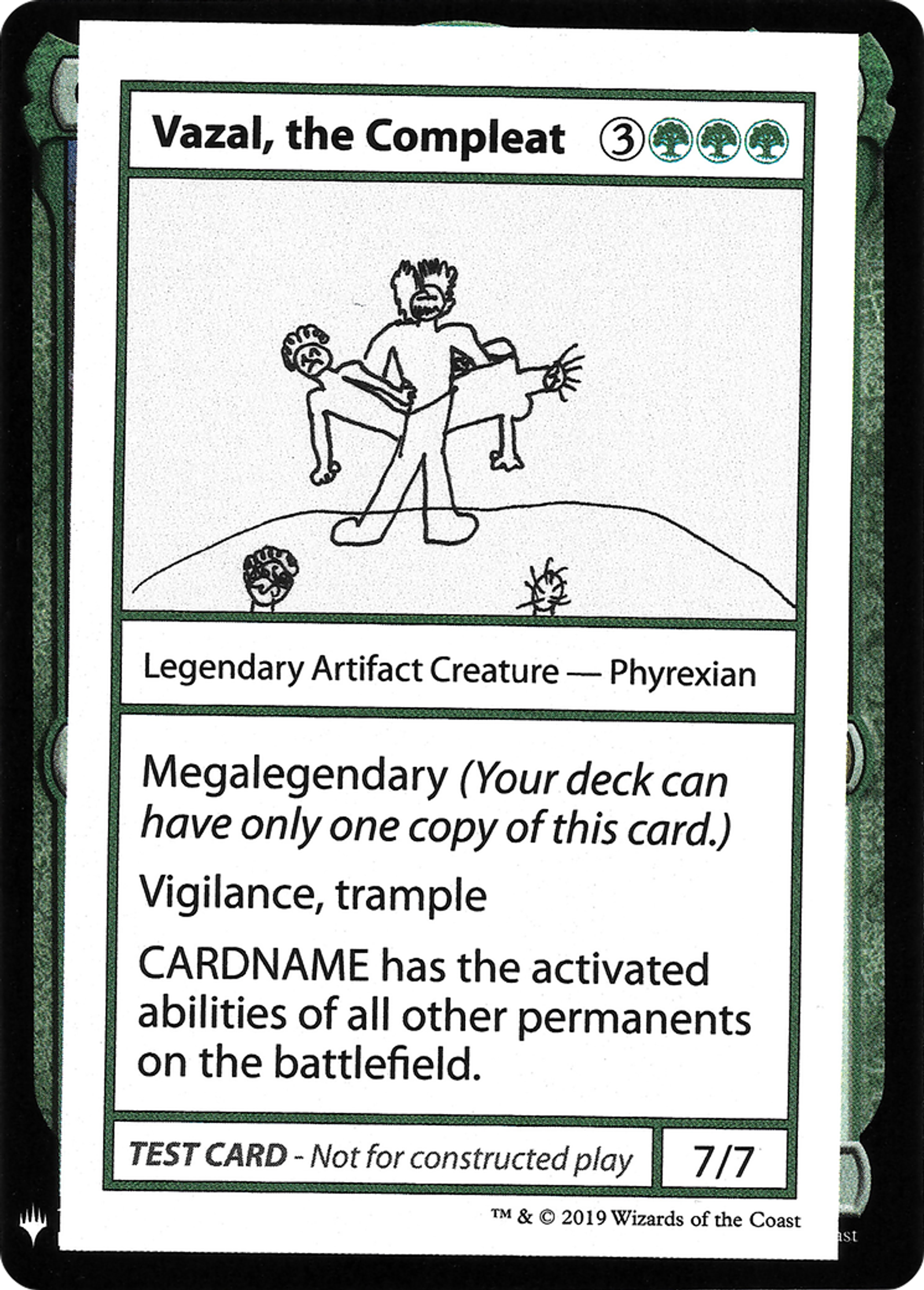 Vazal, the Compleat — Mystery Booster Playtest Cards 2019 — Magic: The Gathering